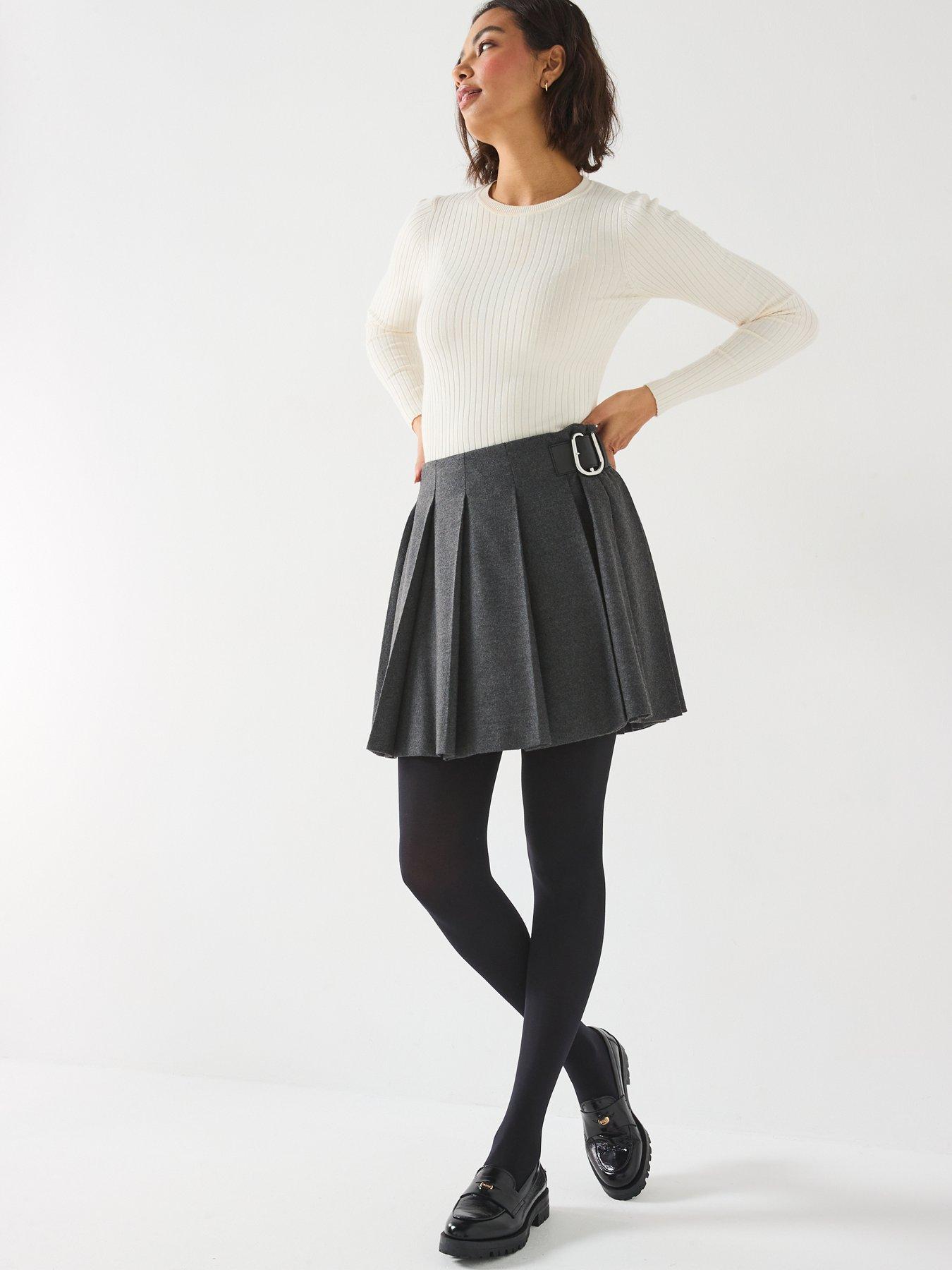 hugo-rameri-pleated-mini-skirt-blackback