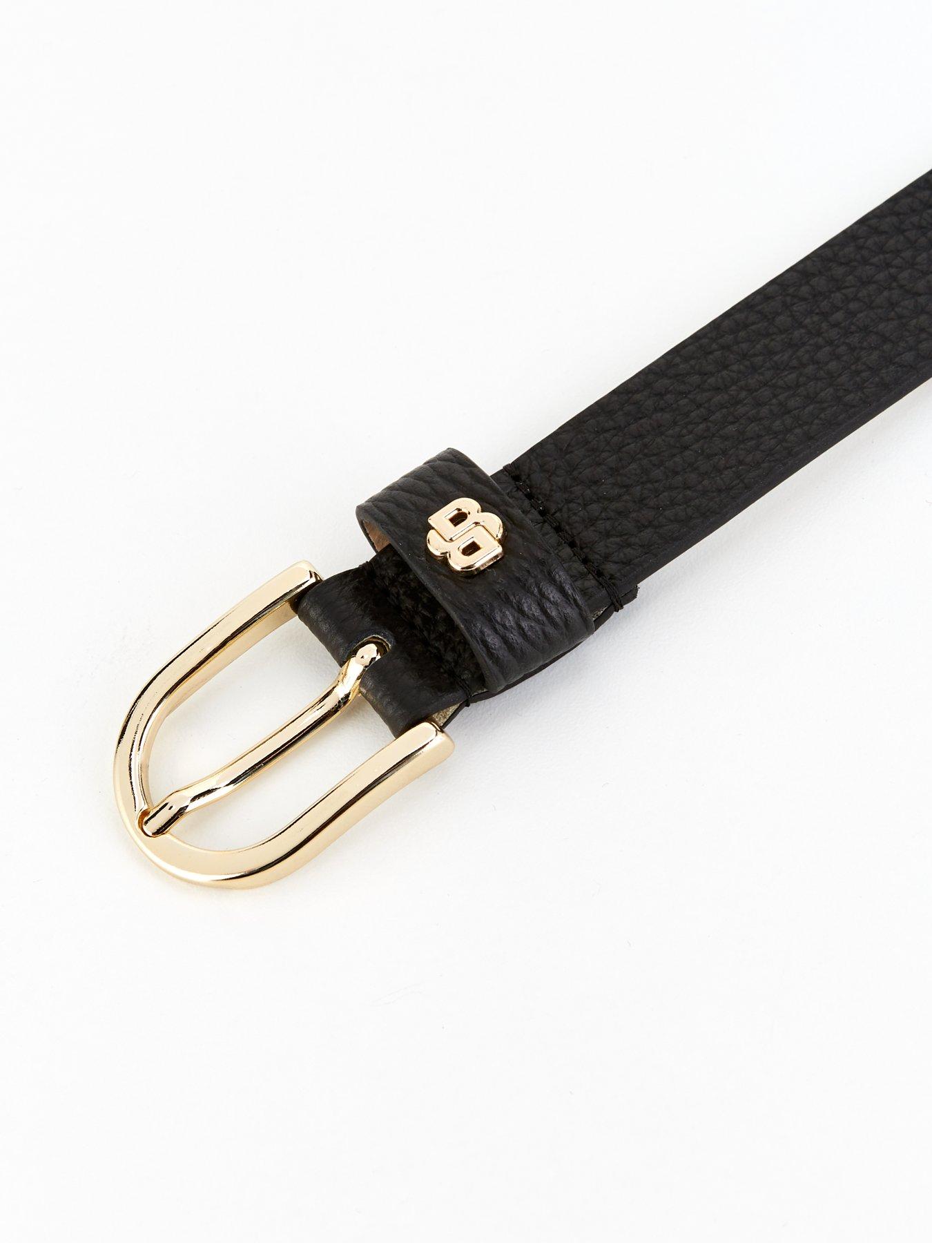 Image 4 of 4 of BOSS Scarlet Leather Belt - Black