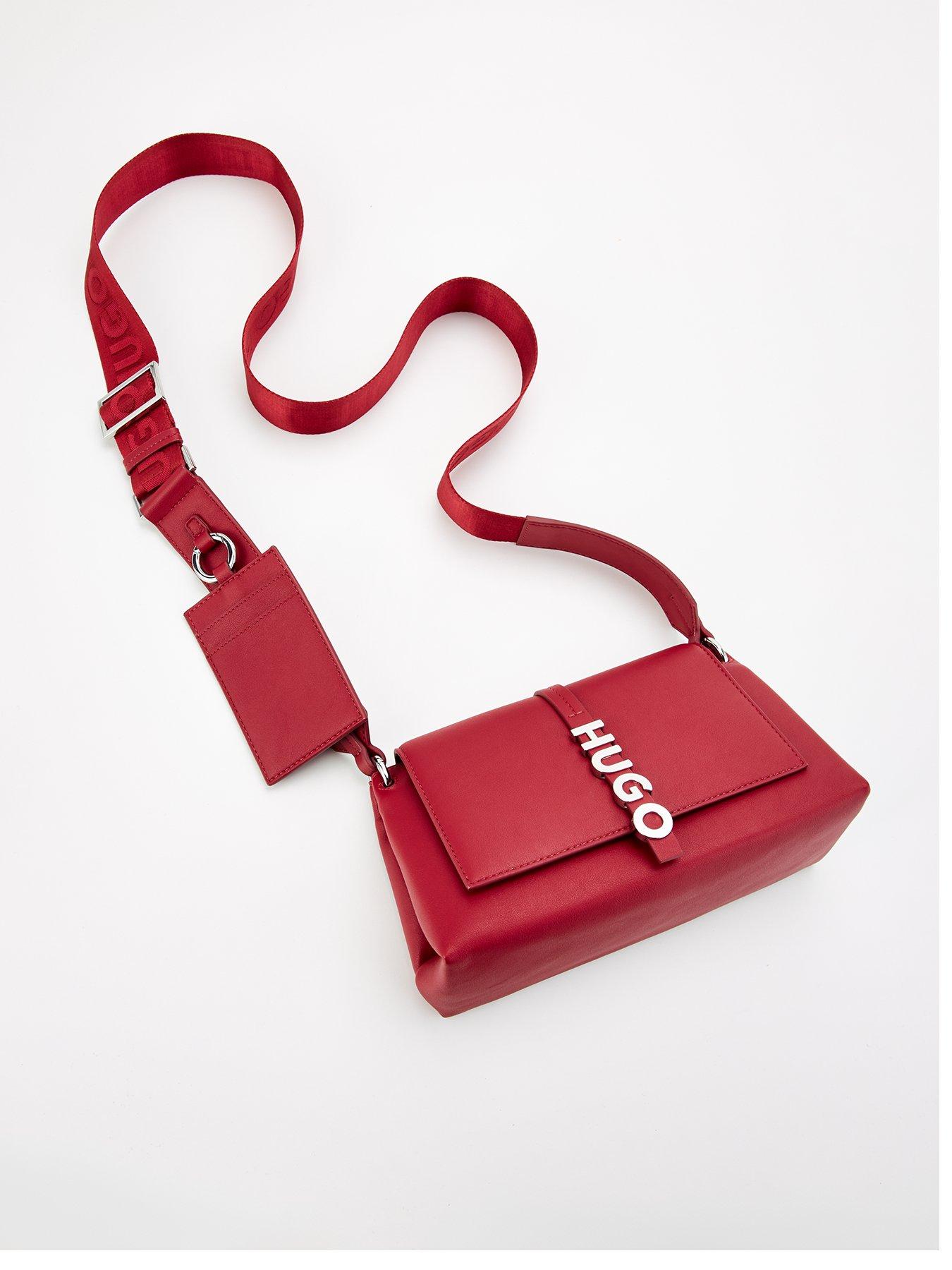 hugo-mel-logo-webbing-strap-crossbody-pinkback