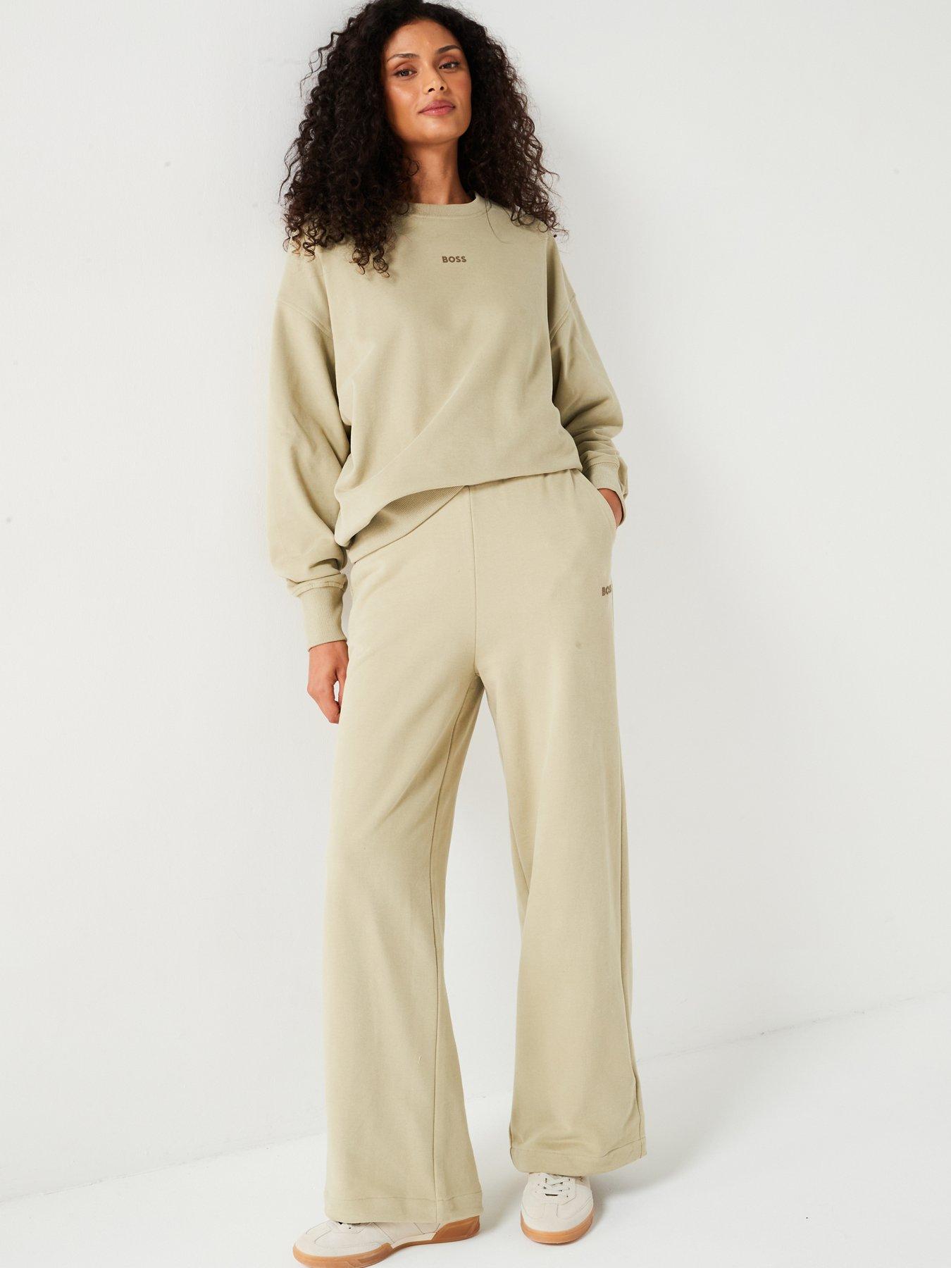 boss-logo-wide-leg-sweatpants-greendetail