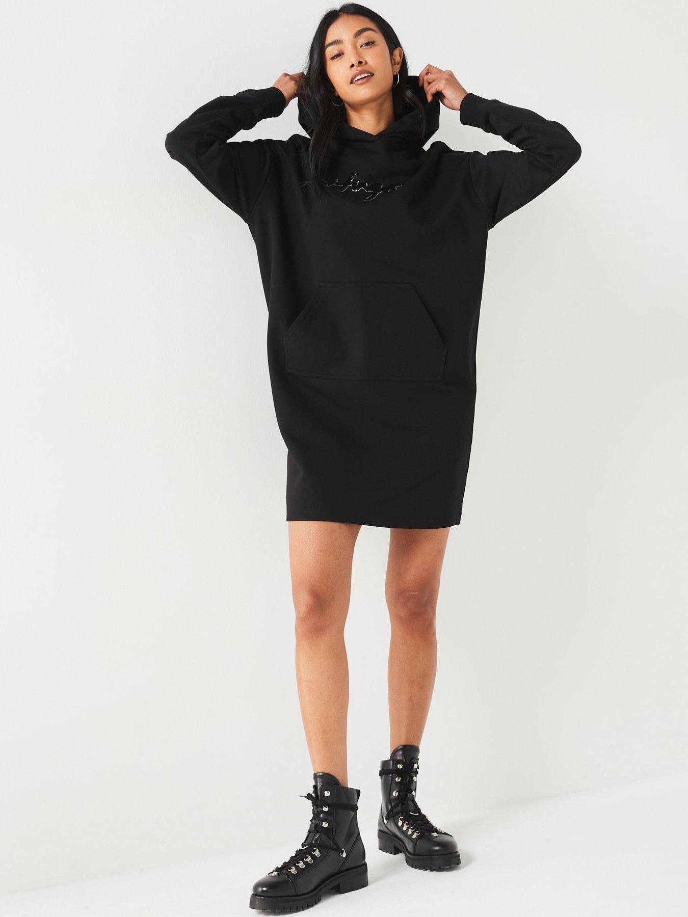 hugo-nevalia-sweat-dress-black