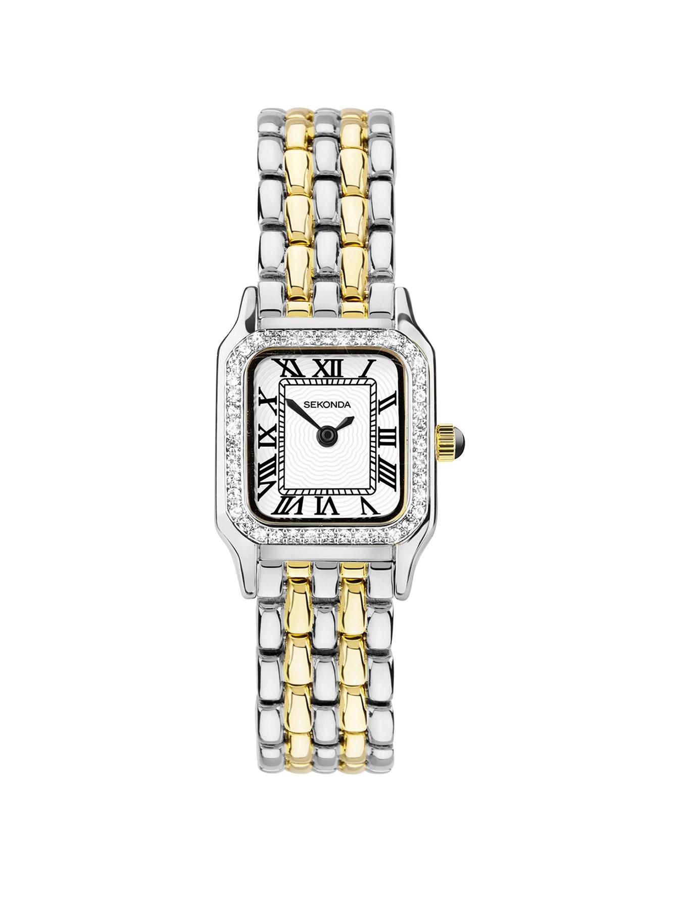 sekonda-sekonda-womens-monica-two-tone-alloy-bracelet-with-white-dial-analogue-watch