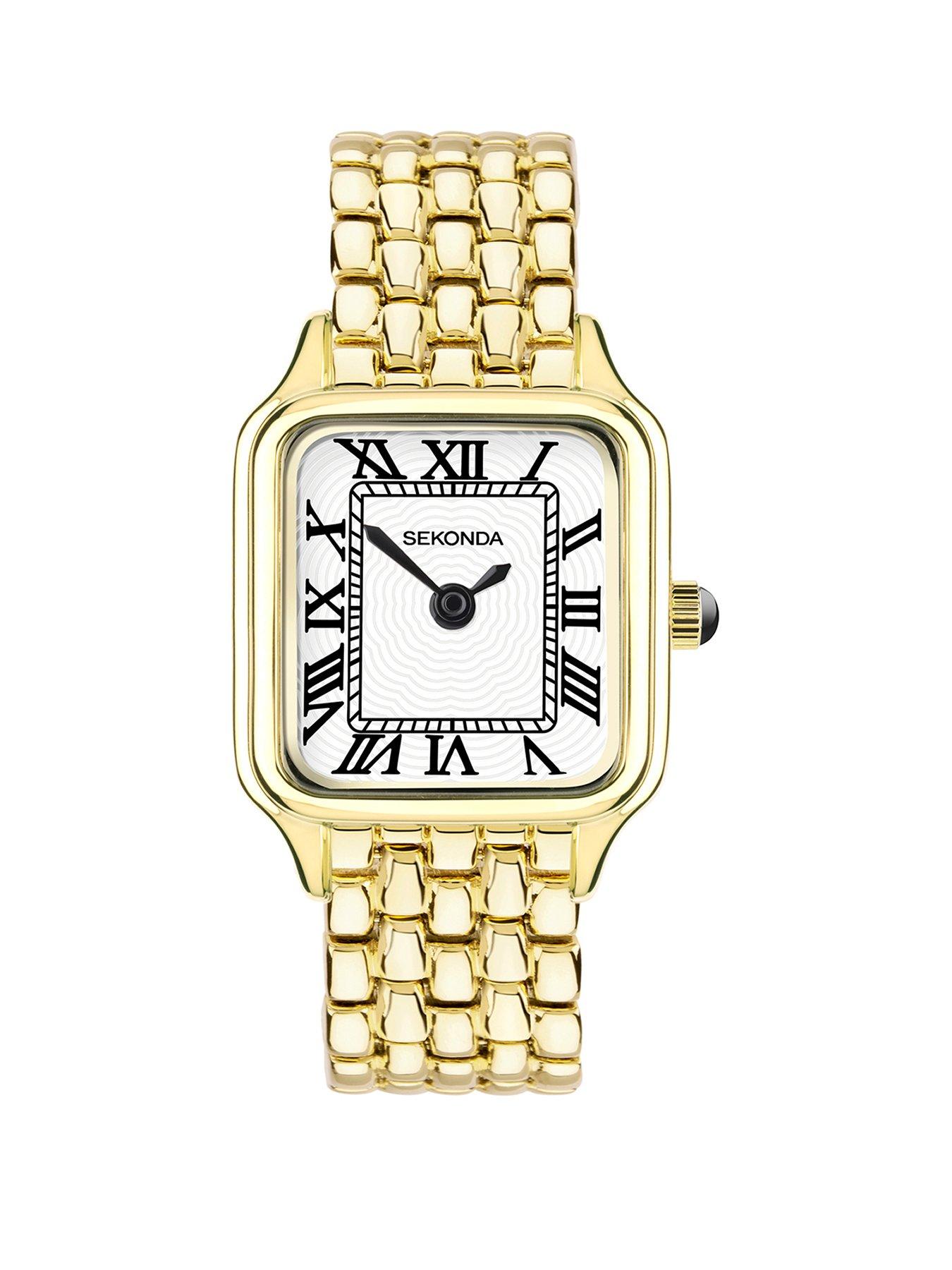 Sekonda Women's Monica Maxi Gold Alloy Bracelet Watch