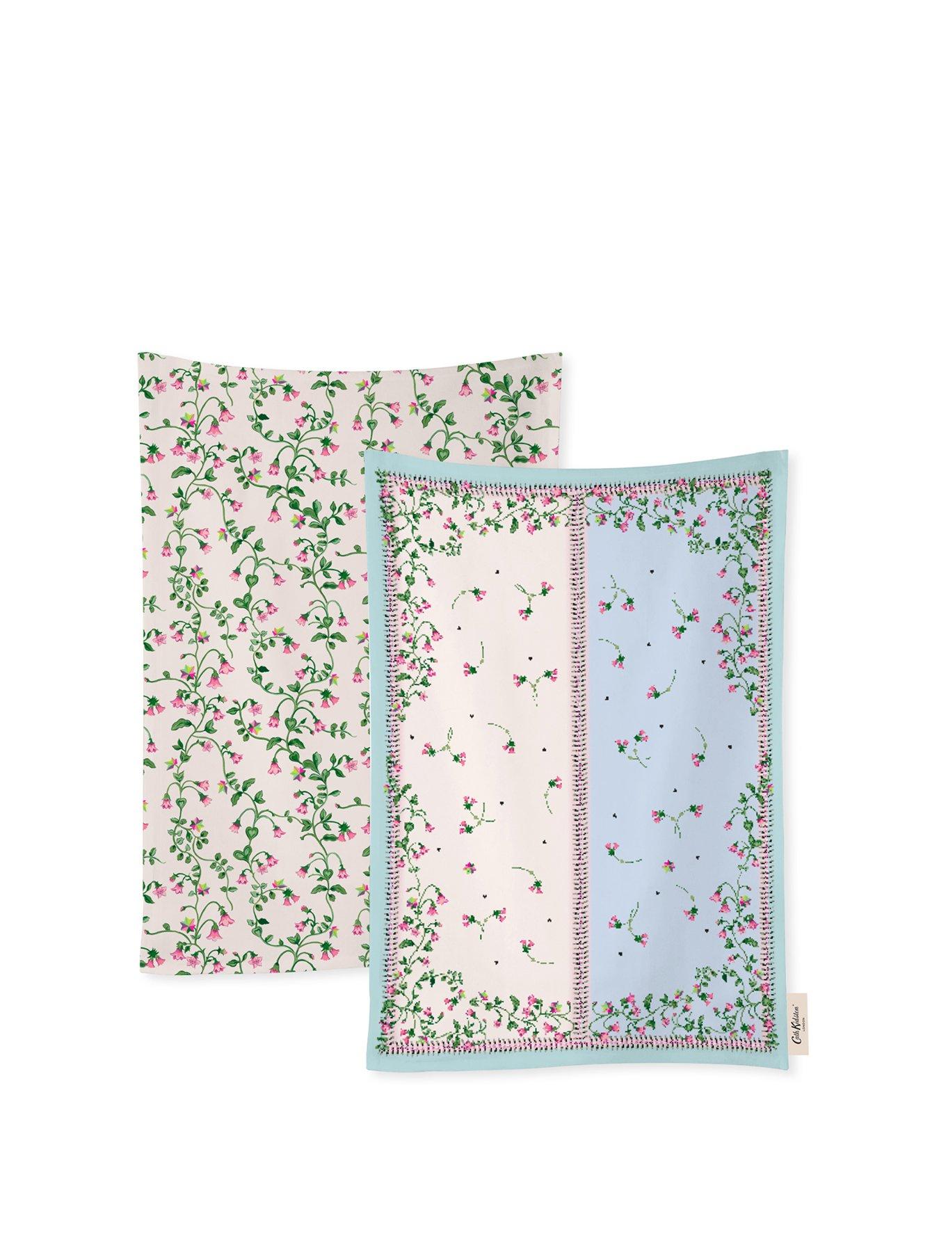 cath-kidston-twin-flowers-set-of-2-cotton-tea-towels