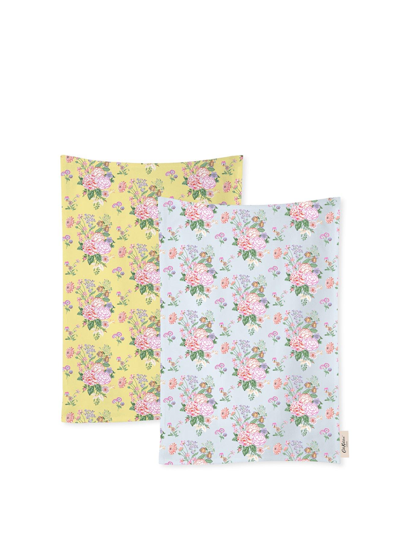 Image of Cath Kidston Floral Fields Set of 2 Tea Towels