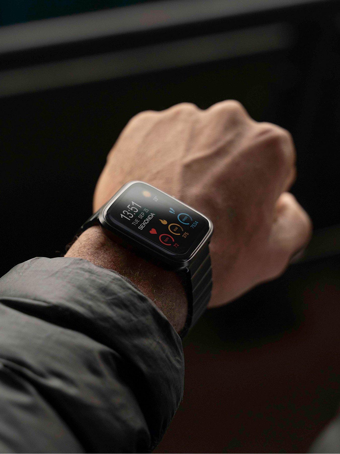 Image 3 of 7 of Sekonda Sekonda Unisex Motion Plus Black Stainless Steel Bracelet Smartwatch