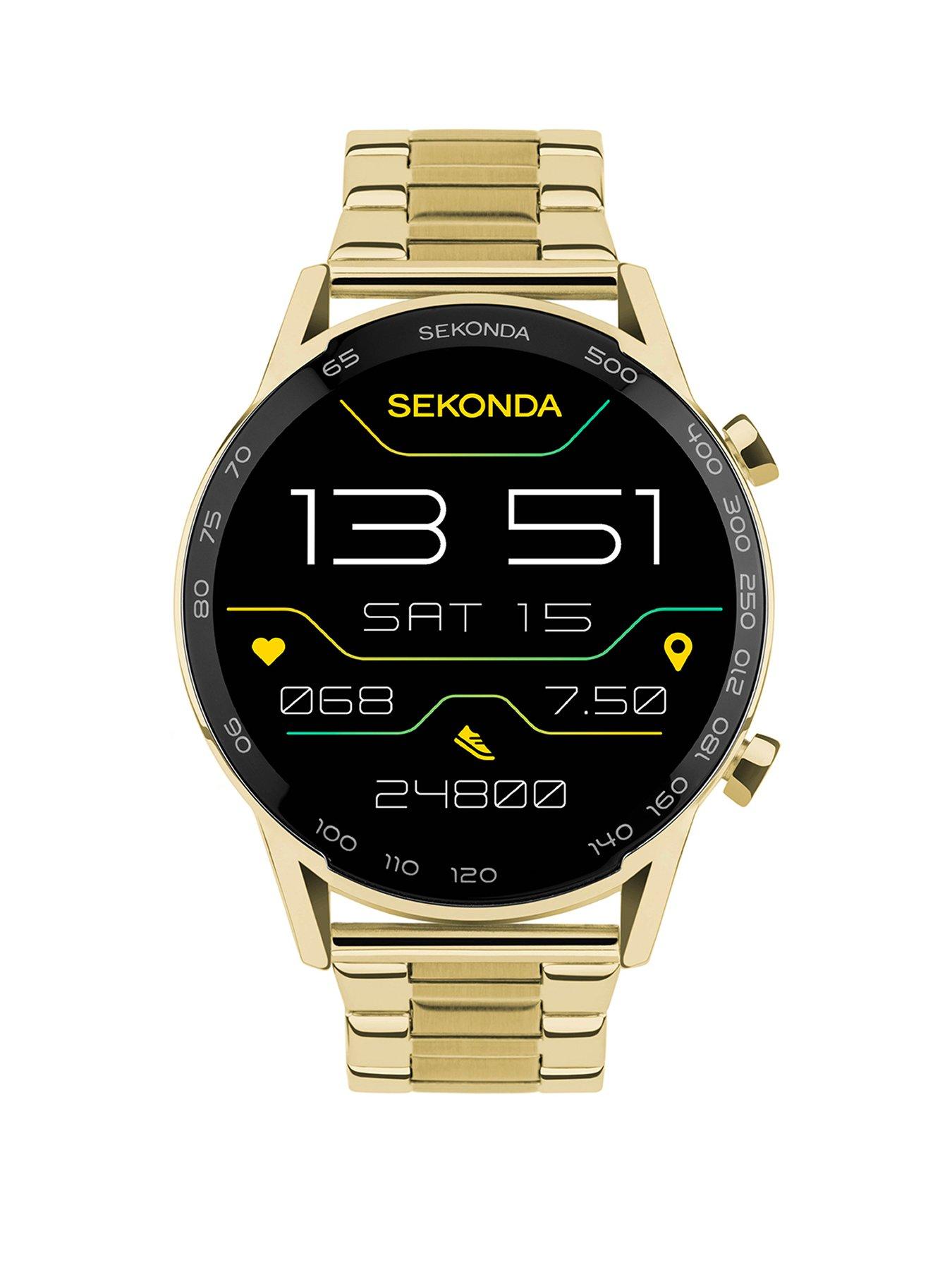 sekonda-sekonda-mens-active-plus-gold-stainless-steel-bracelet-smartwatch