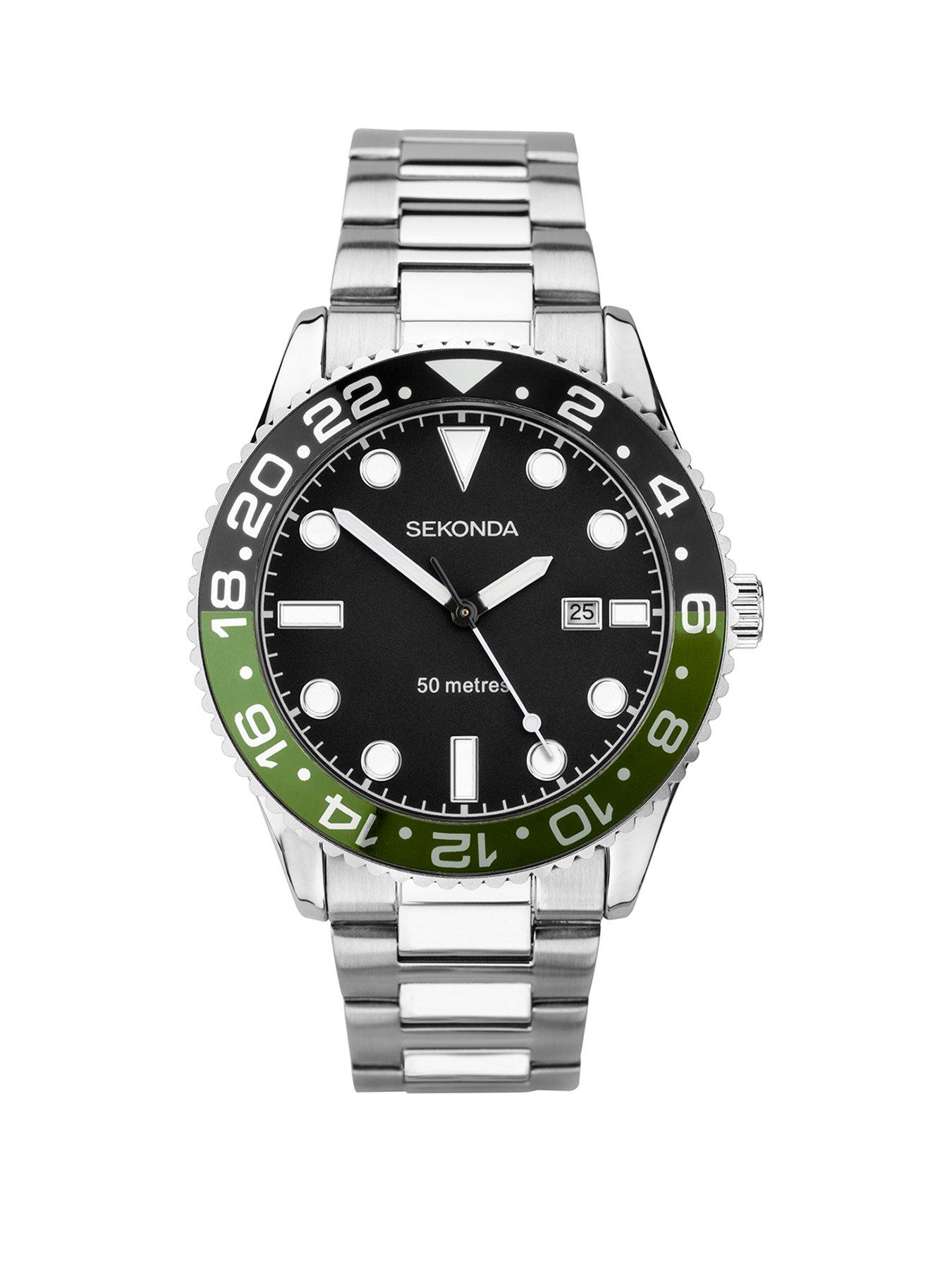 undefined Ocean Silver Stainless Steel Bracelet Analogue Watch