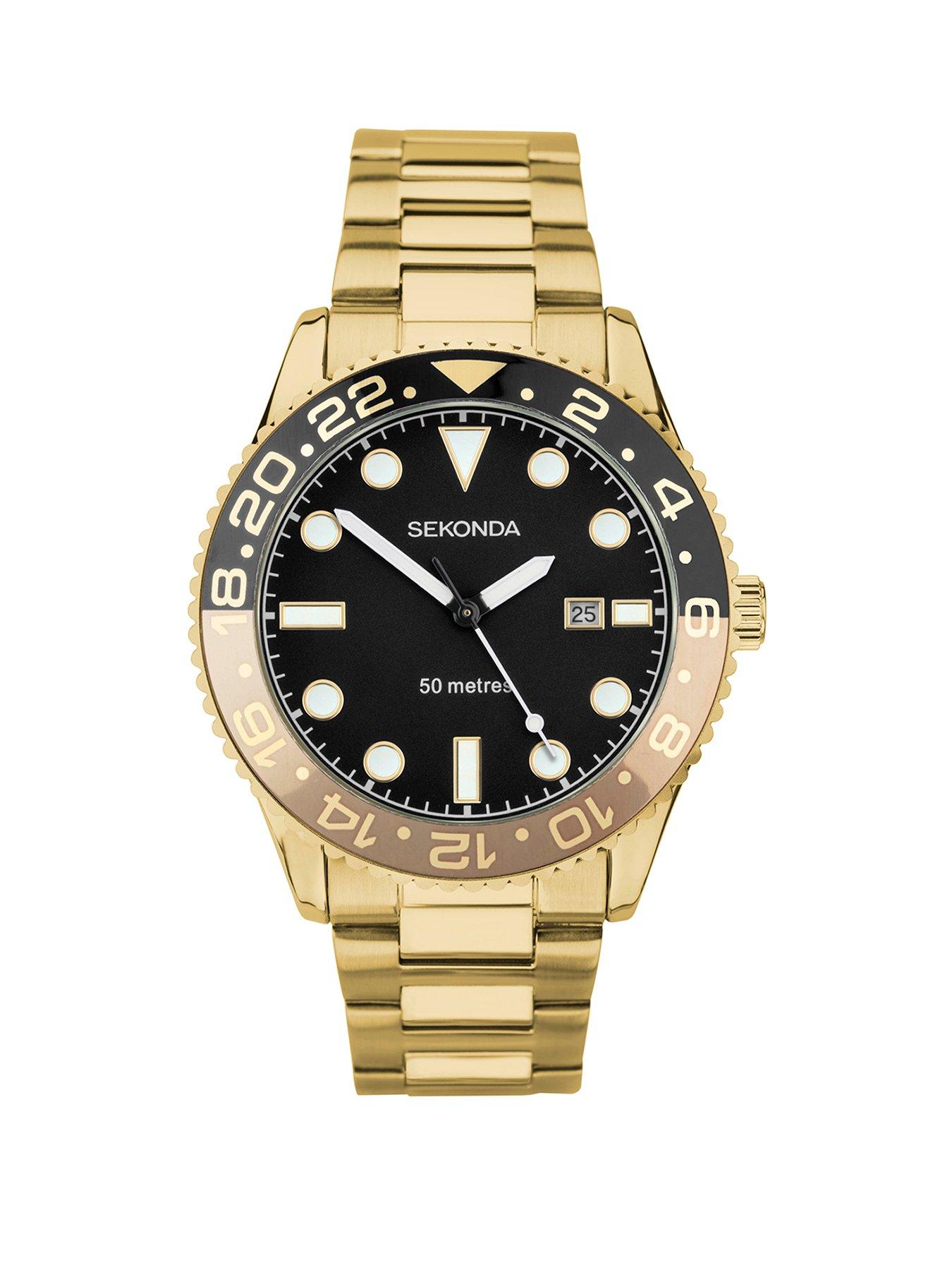 Sekonda Ocean Gold Stainless Steel Bracelet Analogue Watch