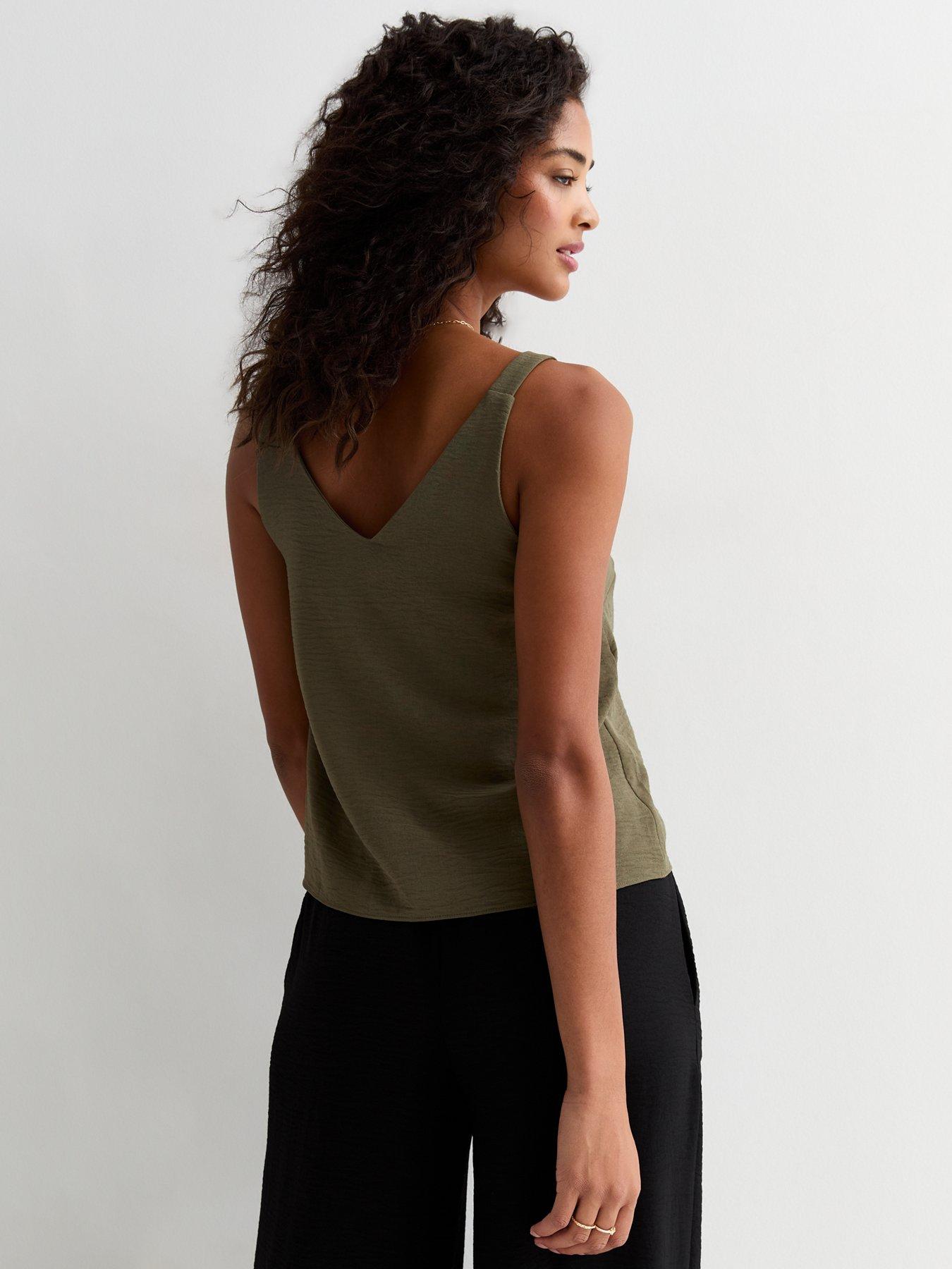 new-look-khaki-button-through-cami-topstillFront