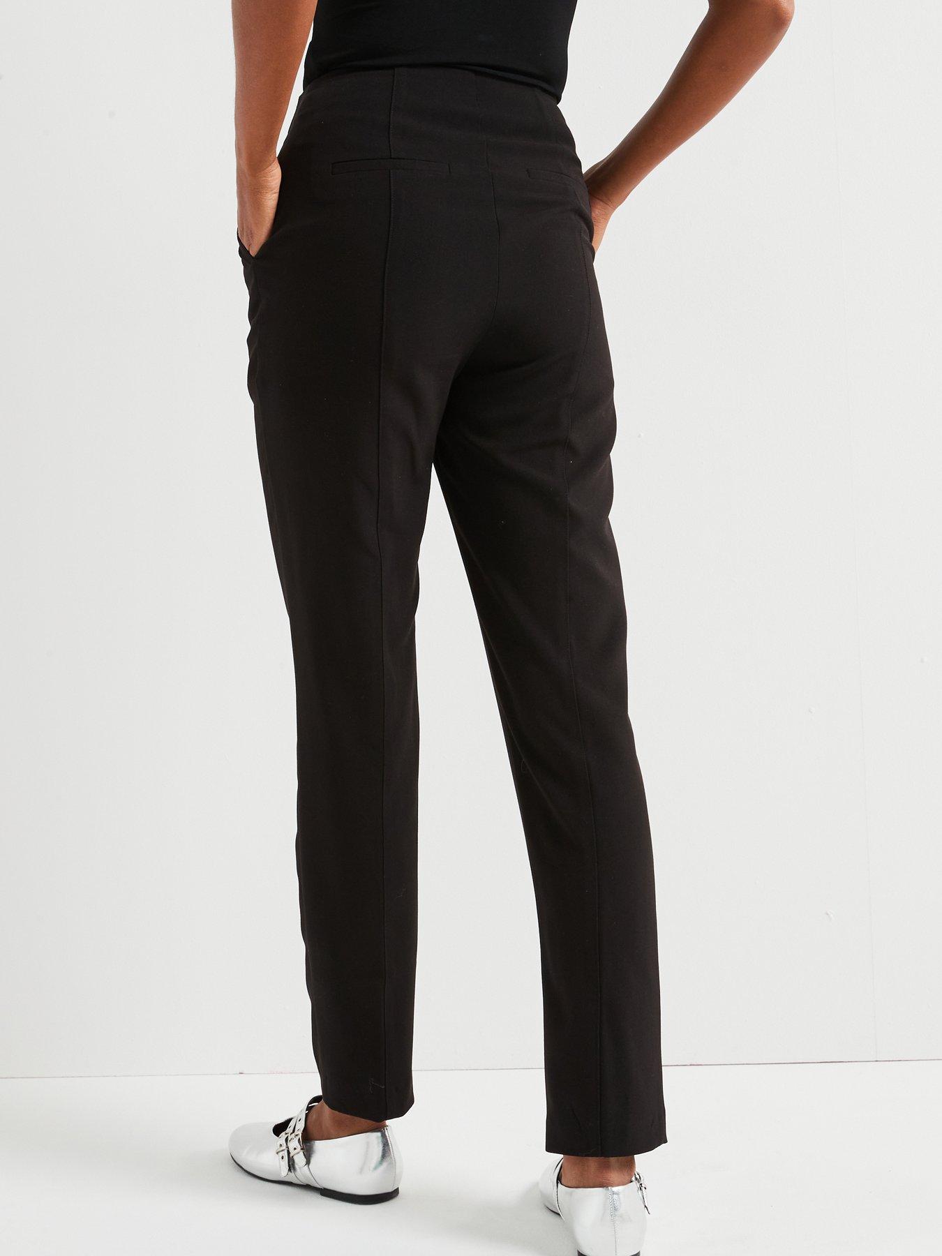 v-by-very-seamed-slim-leg-formal-trouser-blackstillFront