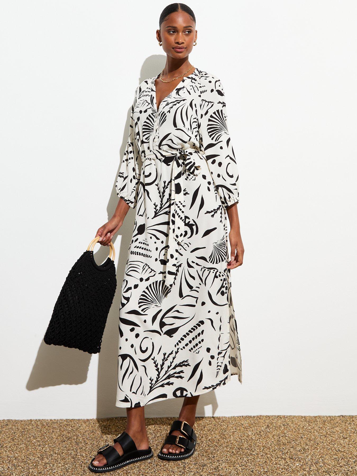 new-look-off-white-abstract-print-shirt-midi-dress