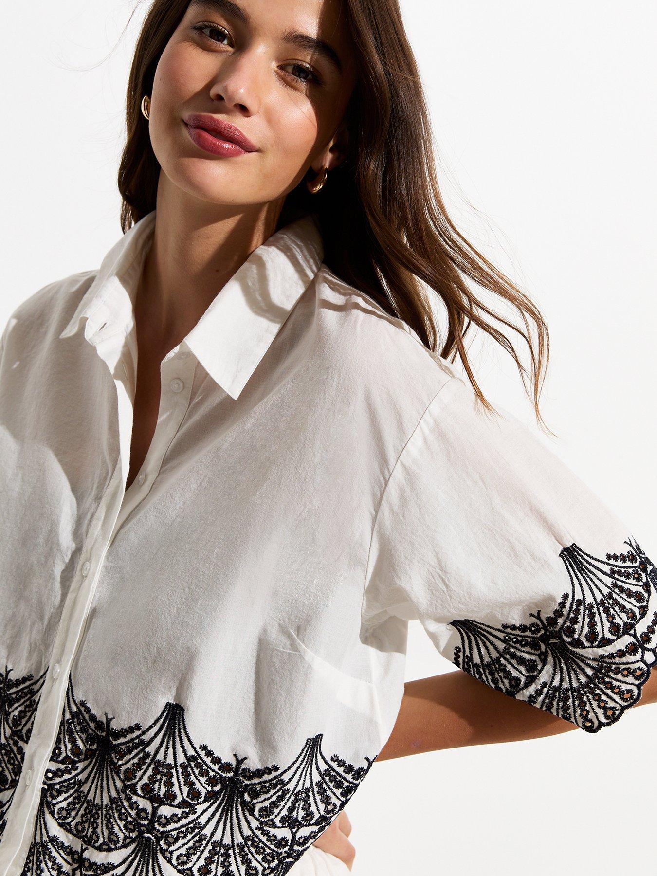 new-look-white-embroidered-boxy-cotton-shirtoutfit