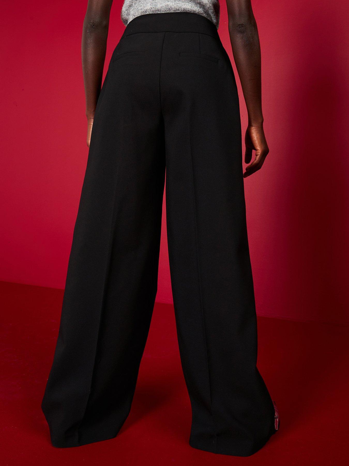 v-by-very-x-carol-byrnenbsphigh-waist-ultra-wide-leg-trouser-blackstillFront