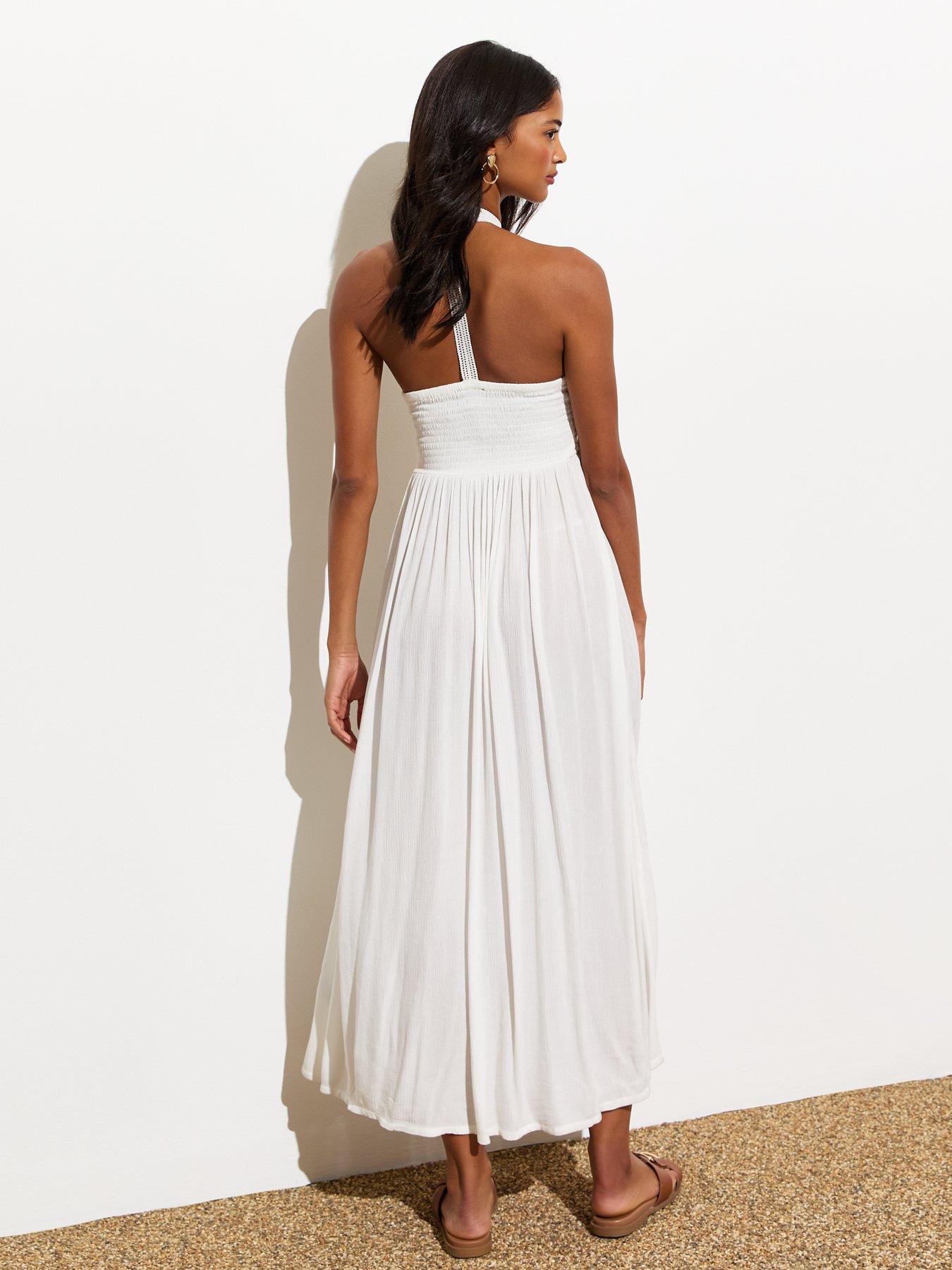 new-look-stone-cotton-blend-halter-crochet-midi-dressstillFront