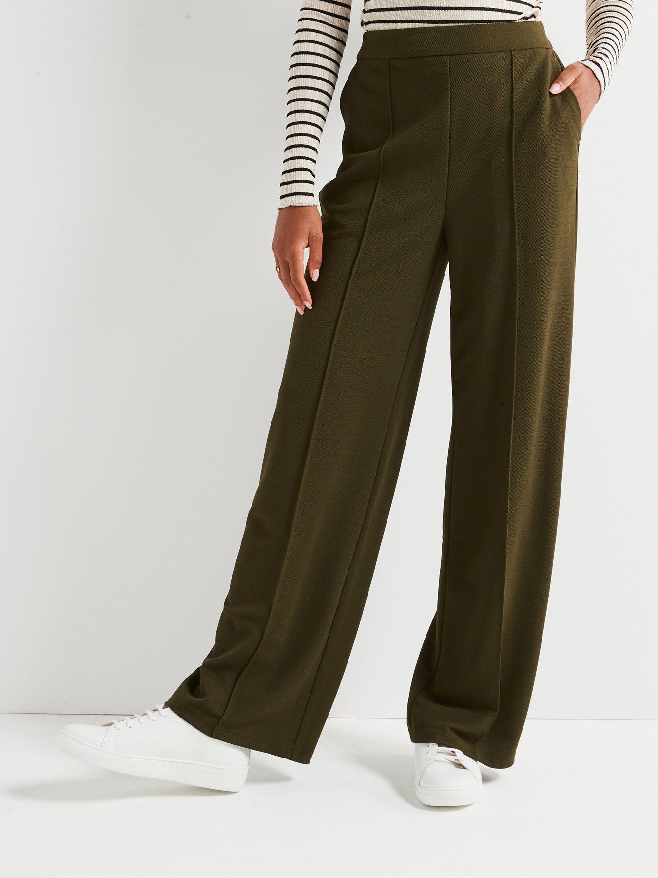 everyday-pull-on-smart-wide-leg-trouser-khakinbsp