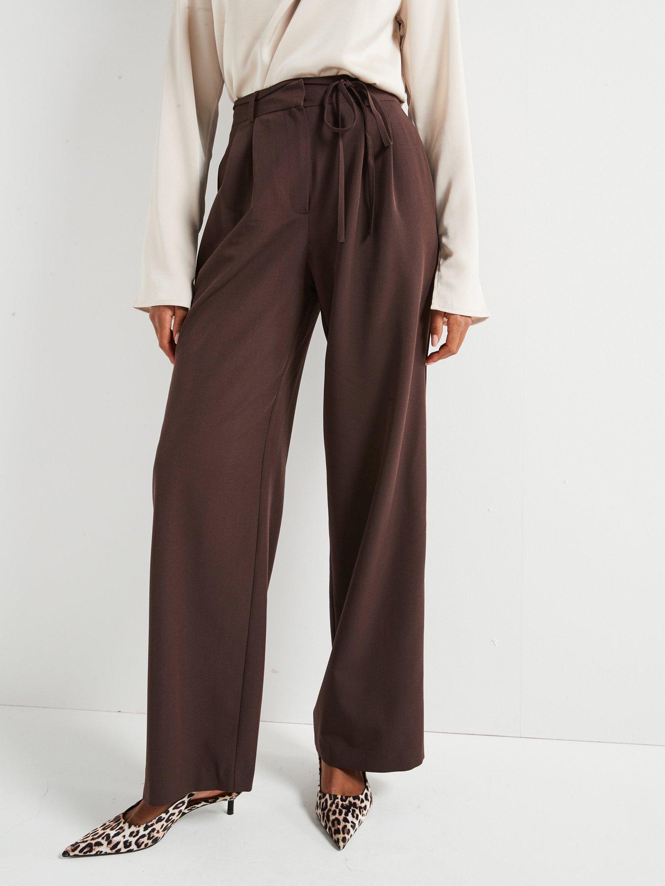 v-by-very-tie-side-waist-wide-leg-trouser-chocolate