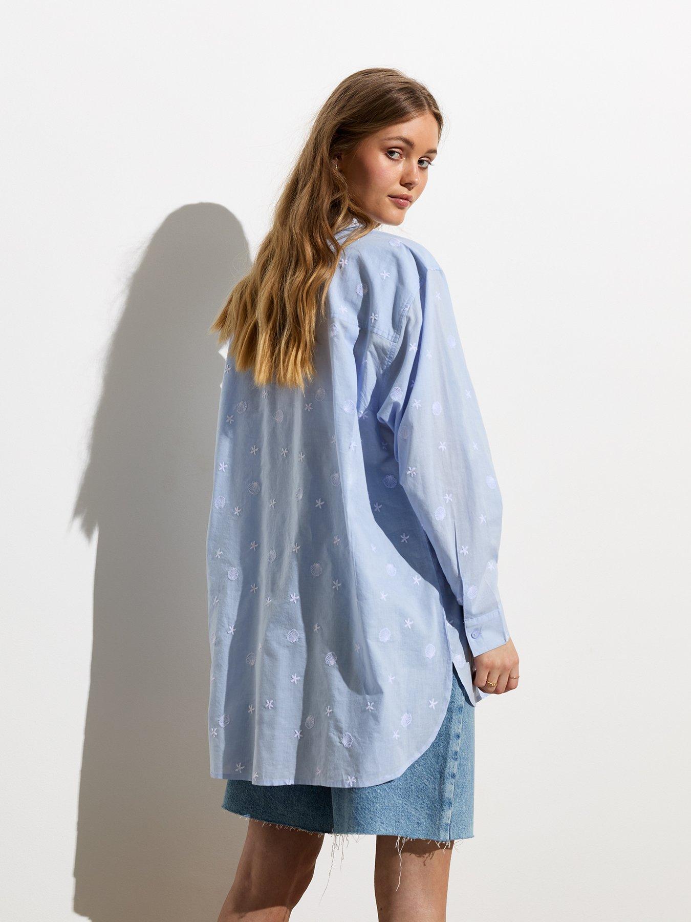 new-look-blue-embroidered-shell-poplin-longline-shirtstillFront