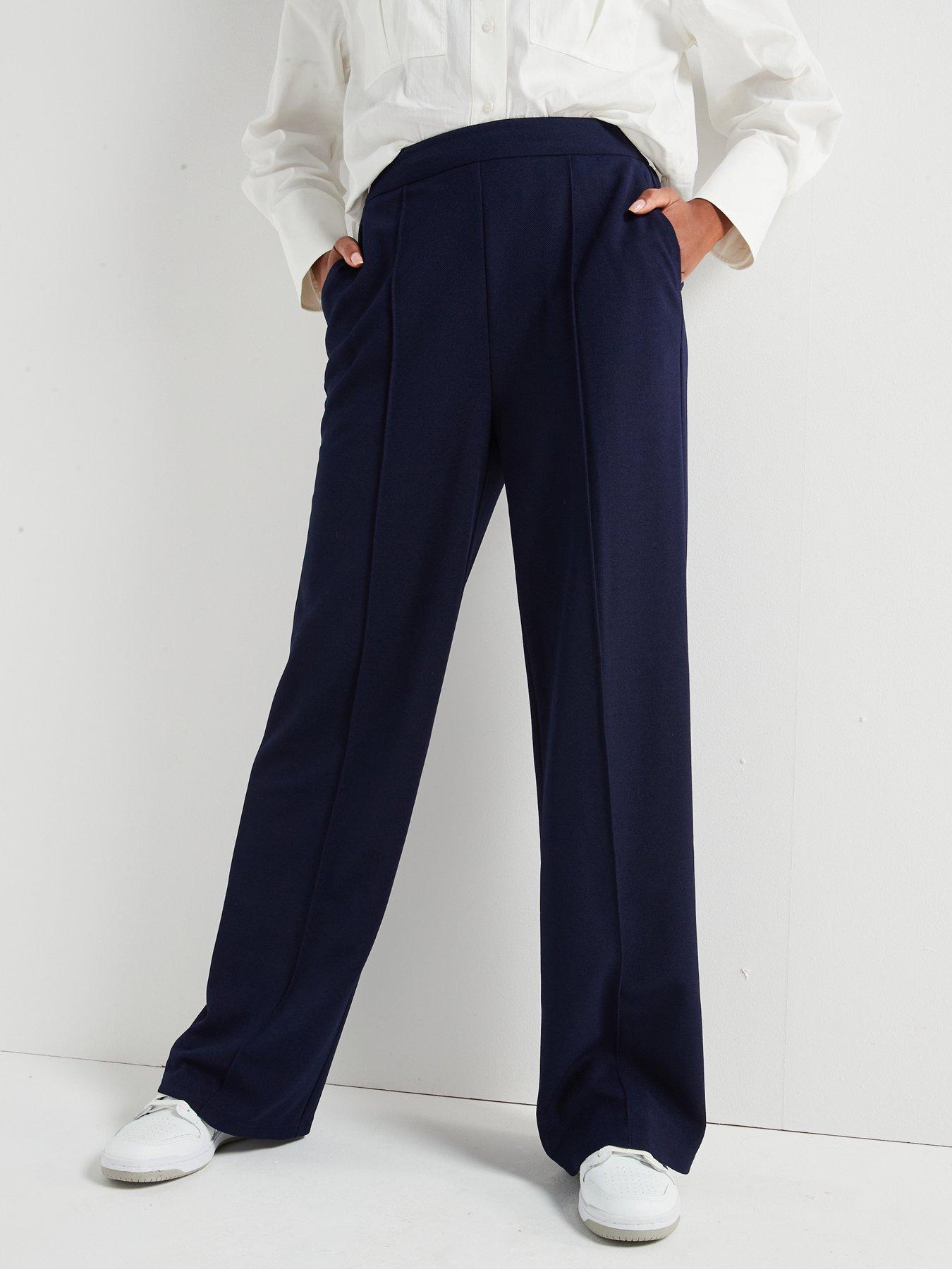 everyday-pull-on-smart-wide-leg-trouser-navynbspfront