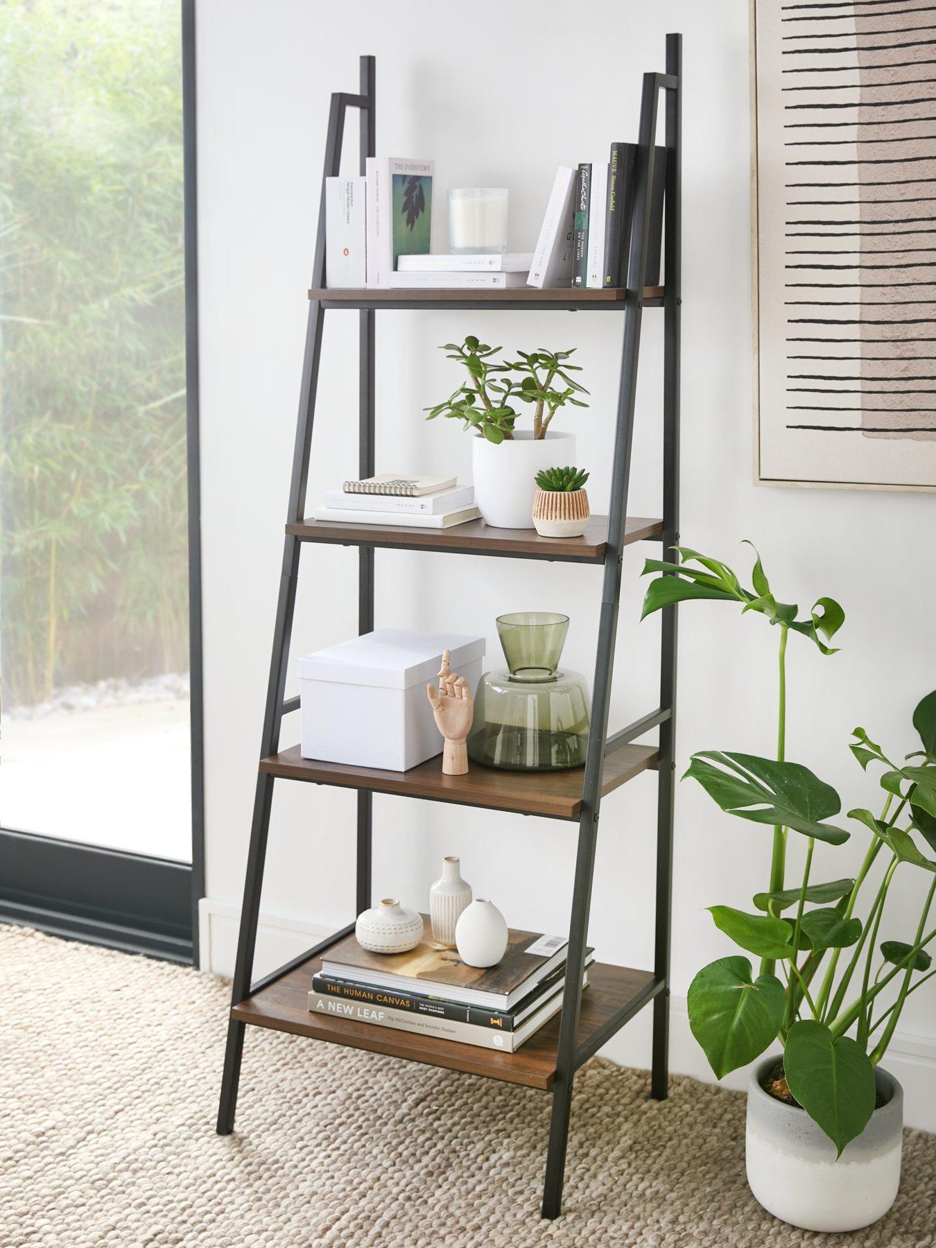 Image 1 of 6 of Very Home Otis 4 Tier&nbsp;Open Ladder Shelf&nbsp;Unit - FSC&reg; Certified