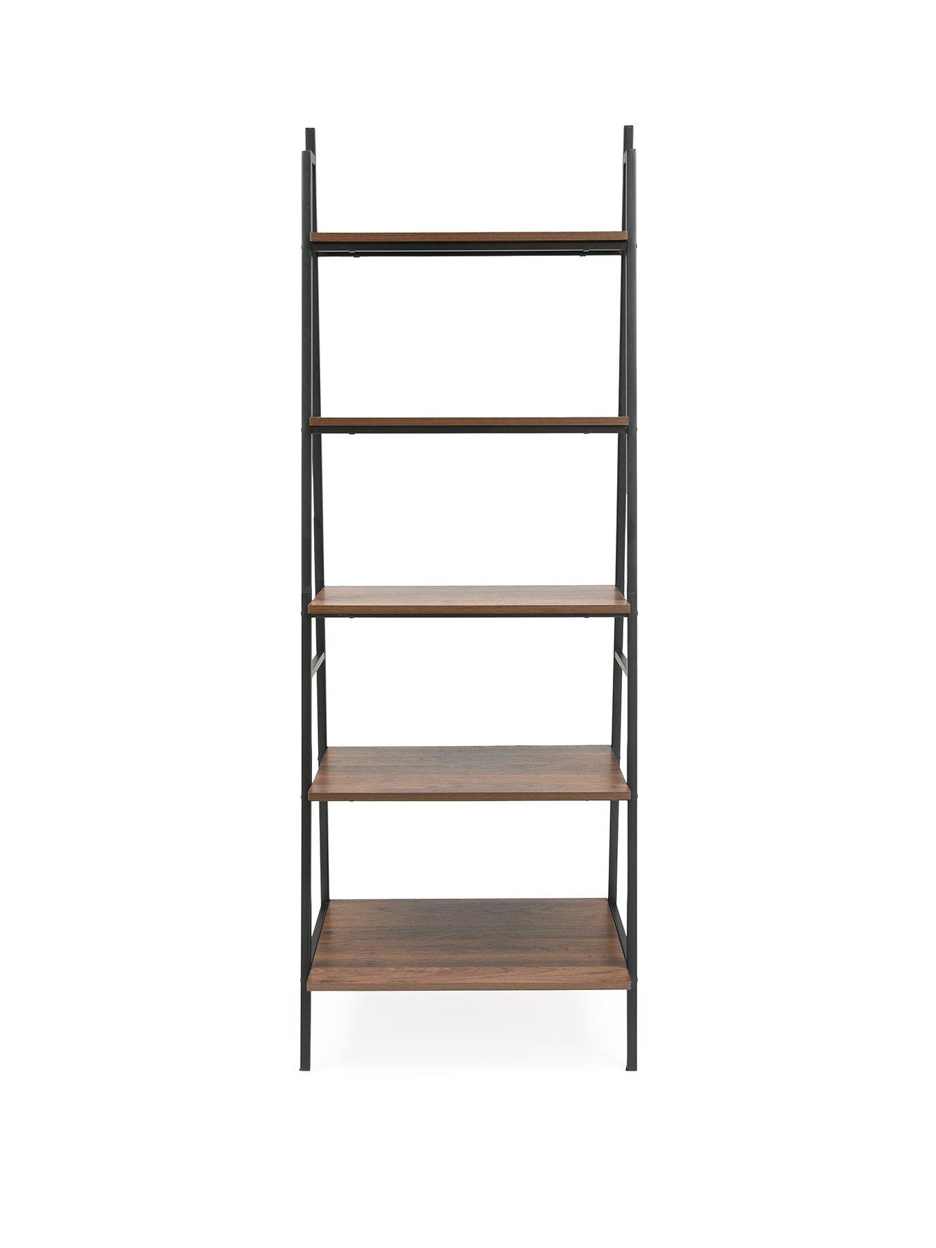 very-home-otis-5-tier-open-ladder-shelf-unit-fsc-certifiedstillFront