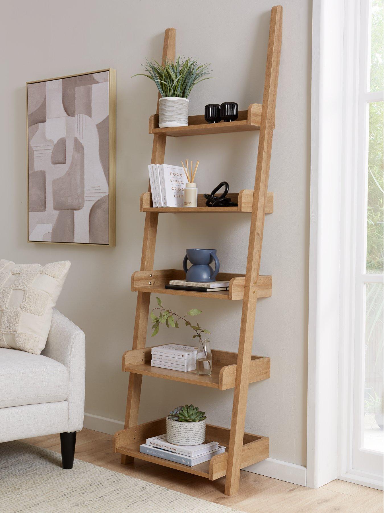 very-home-rebel-ladder-shelf-oak-fsc-certified