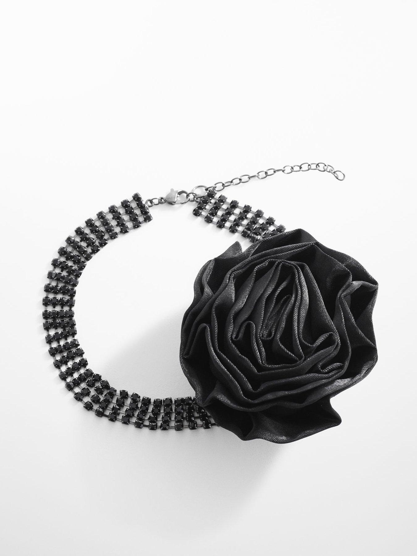 mango-satin-maxi-flower-choker