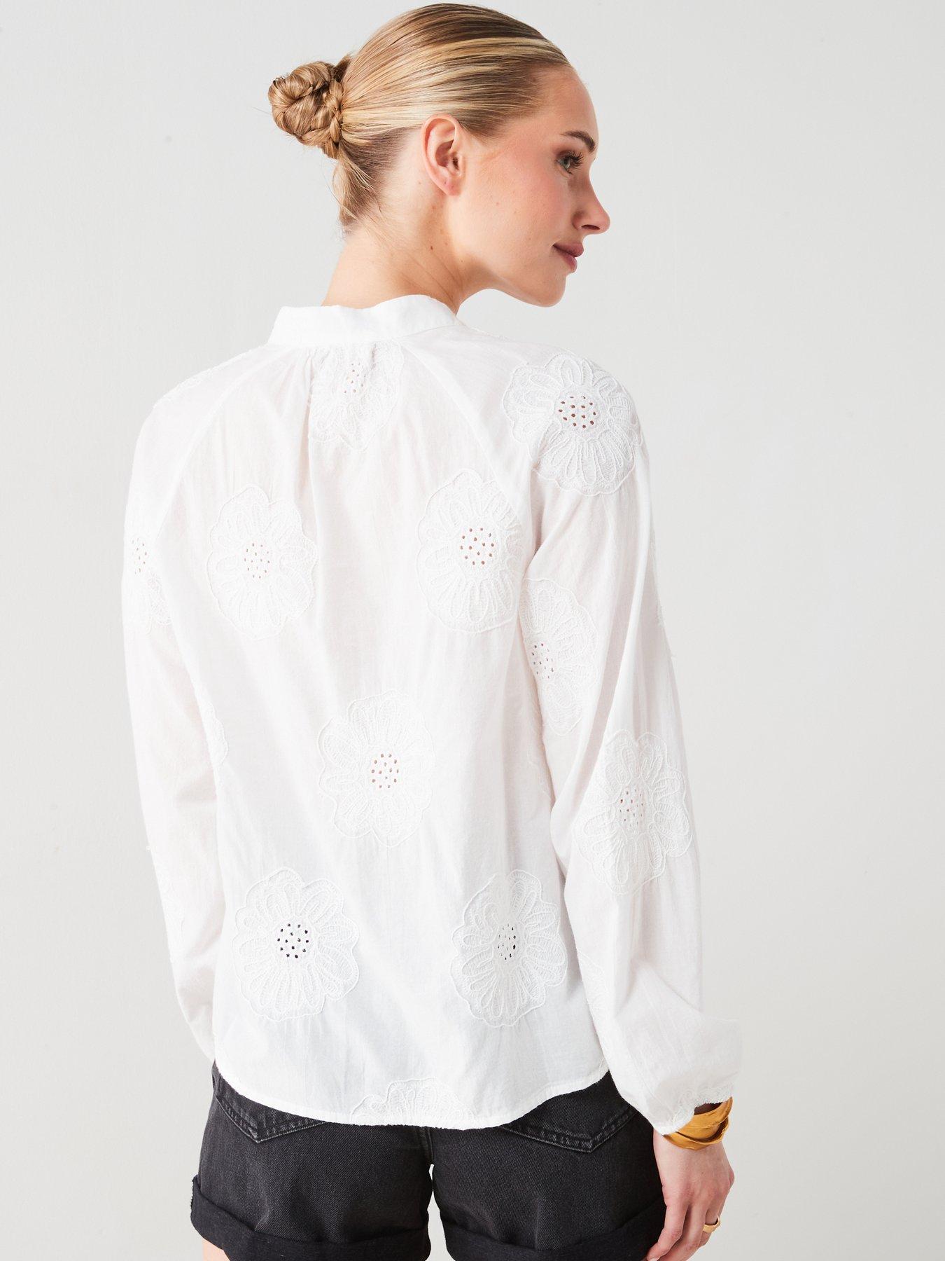 mango-floral-embroidered-blouse-with-bowstillFront