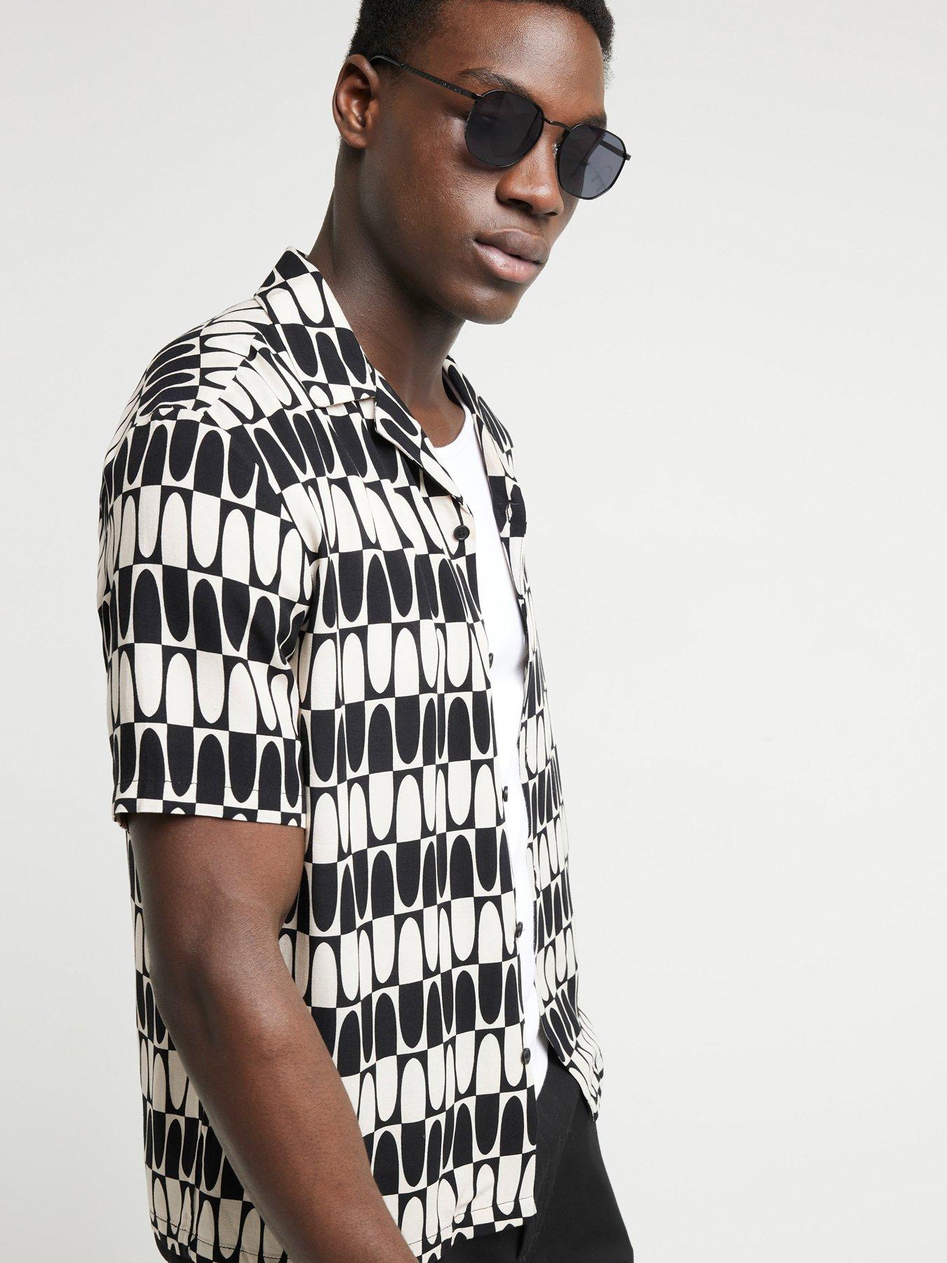 river-island-river-island-short-sleeve-mono-domino-print-shirtstillFront