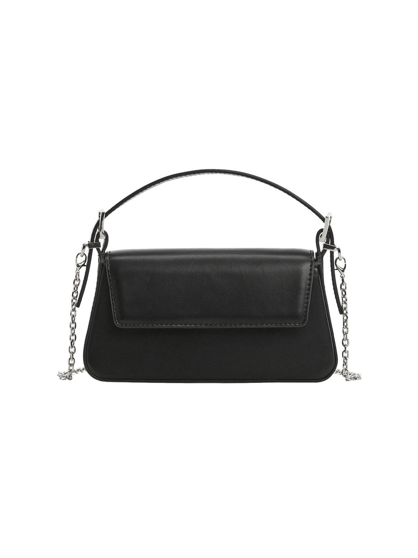 mango-black-short-strap-bag