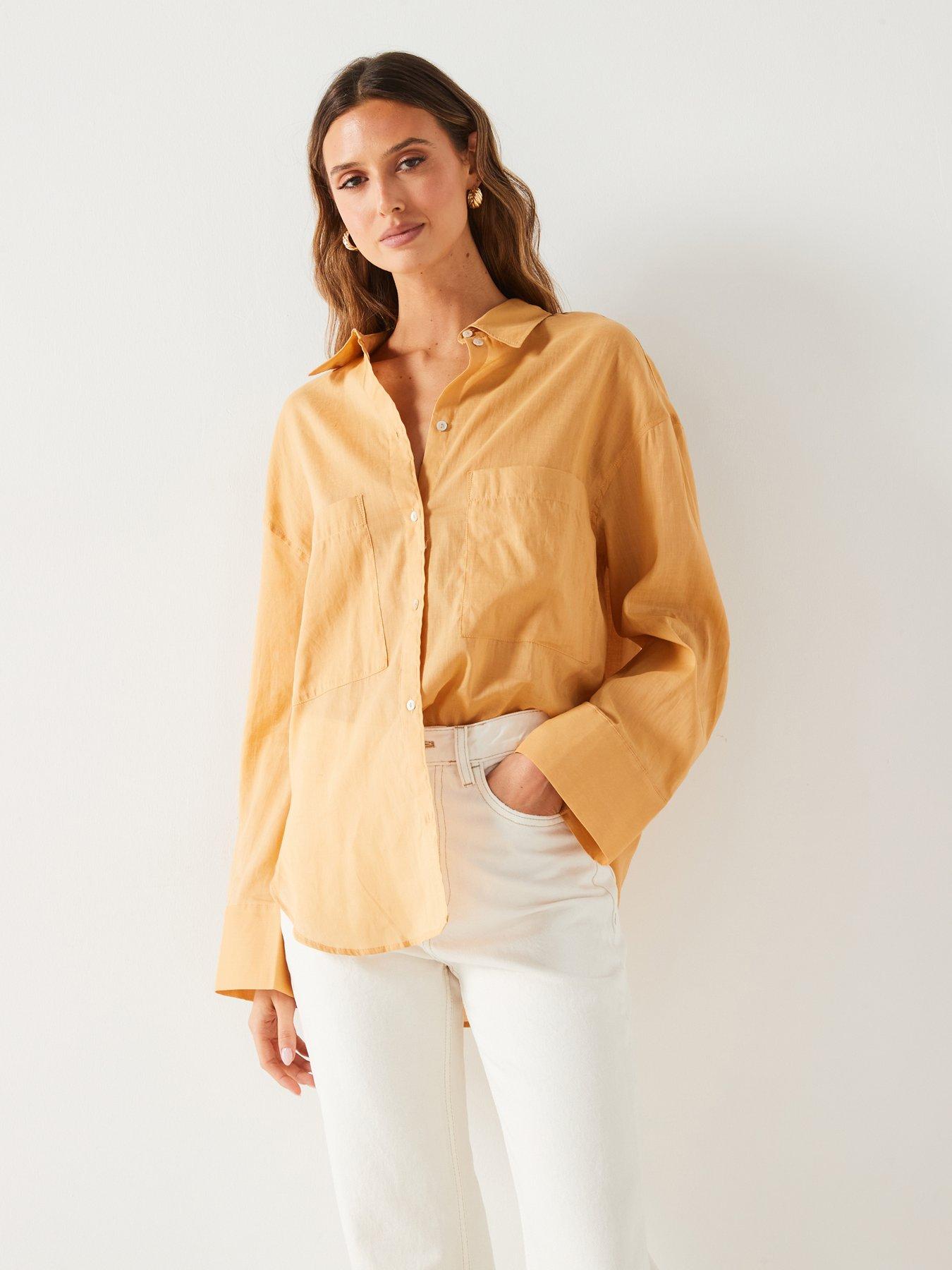 mango-yellow-long-sleeve-shirt