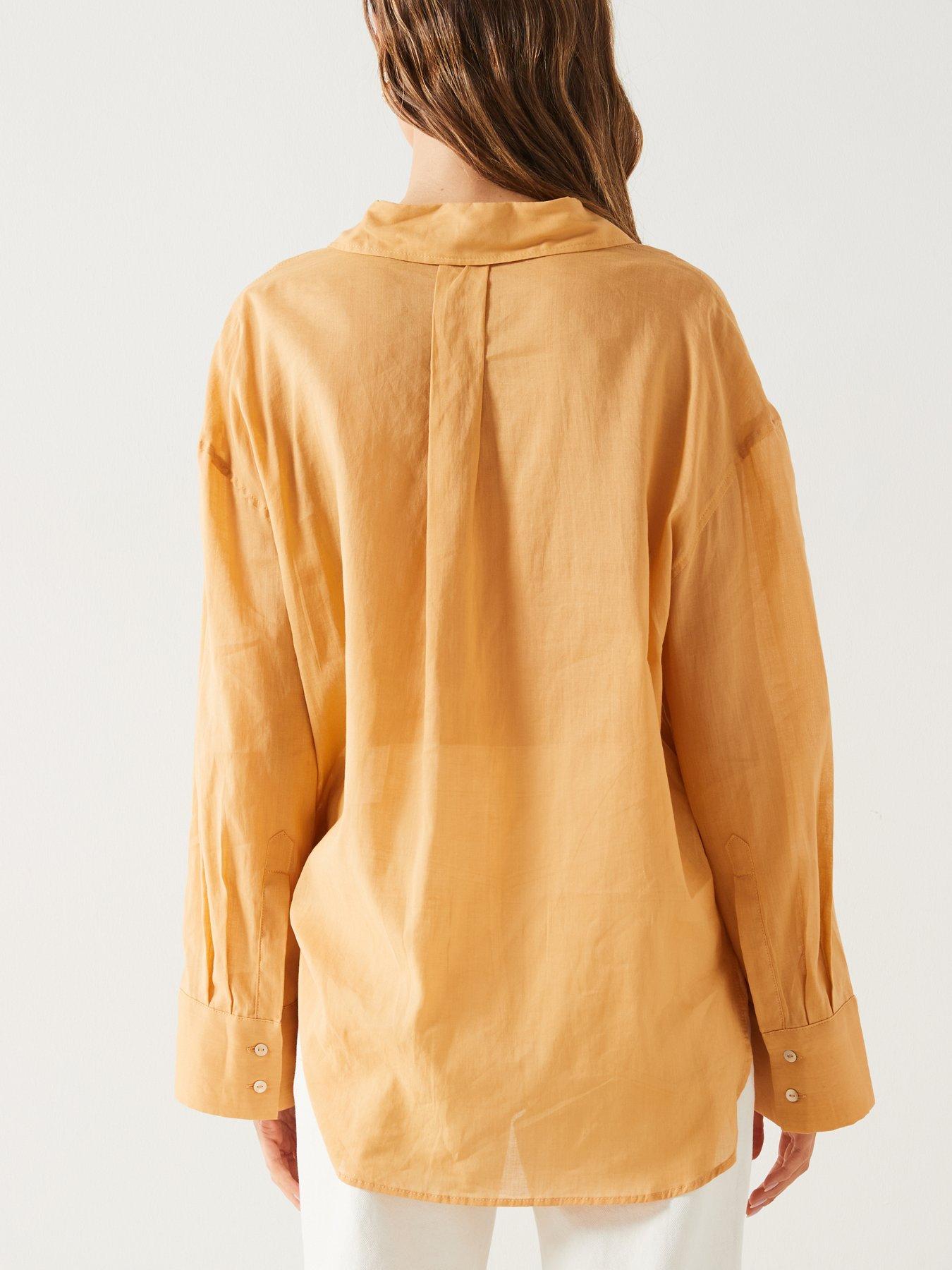 mango-yellow-long-sleeve-shirtstillFront