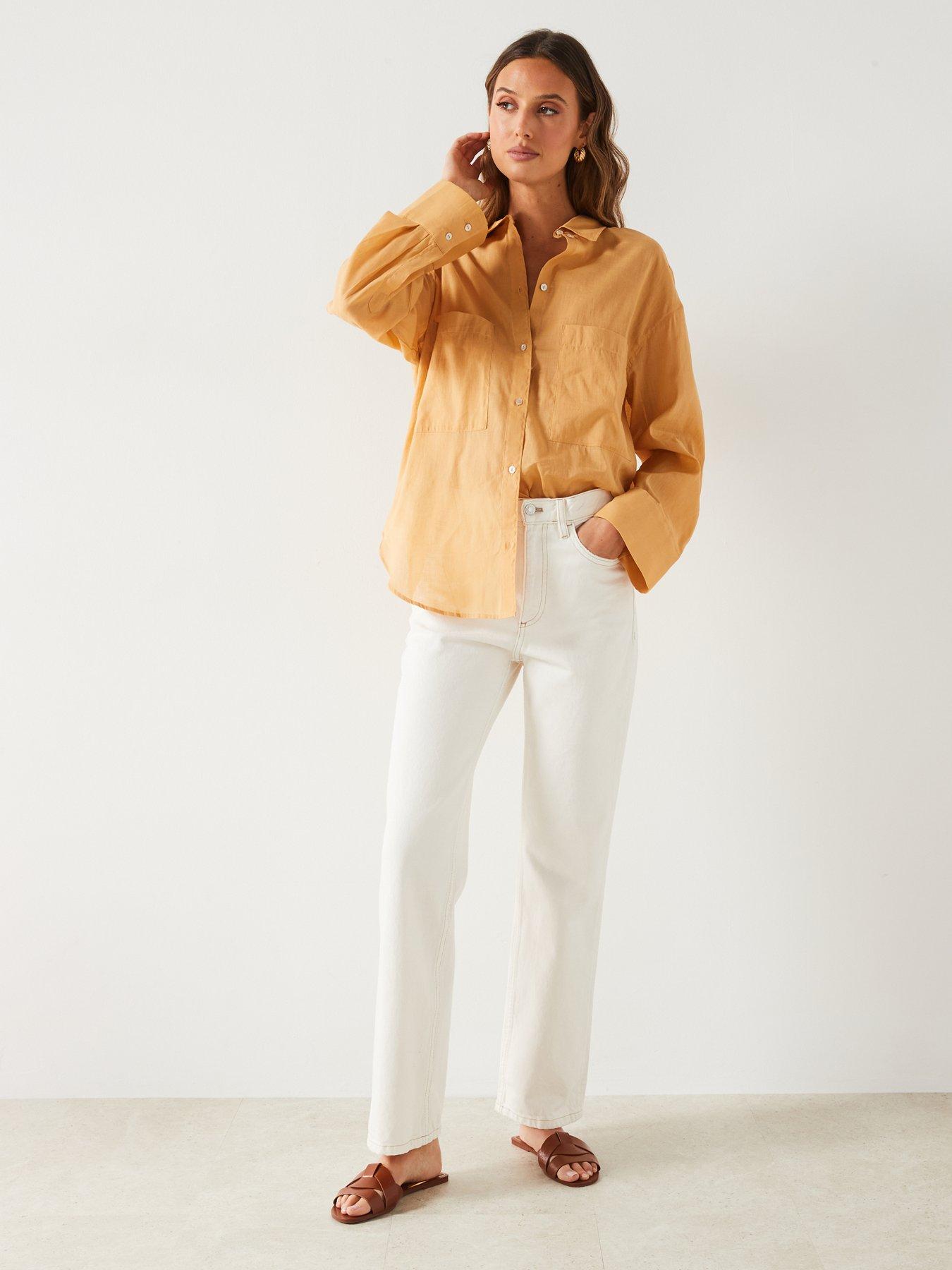 mango-yellow-long-sleeve-shirtback