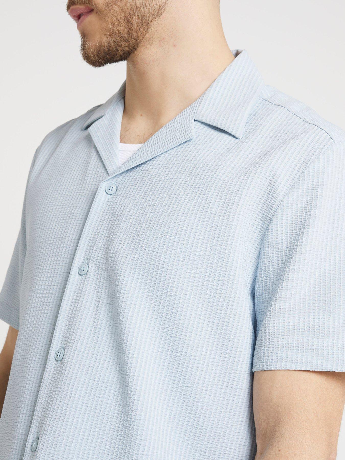 river-island-short-sleeve-seersucker-revere-shirt-light-bluedetail