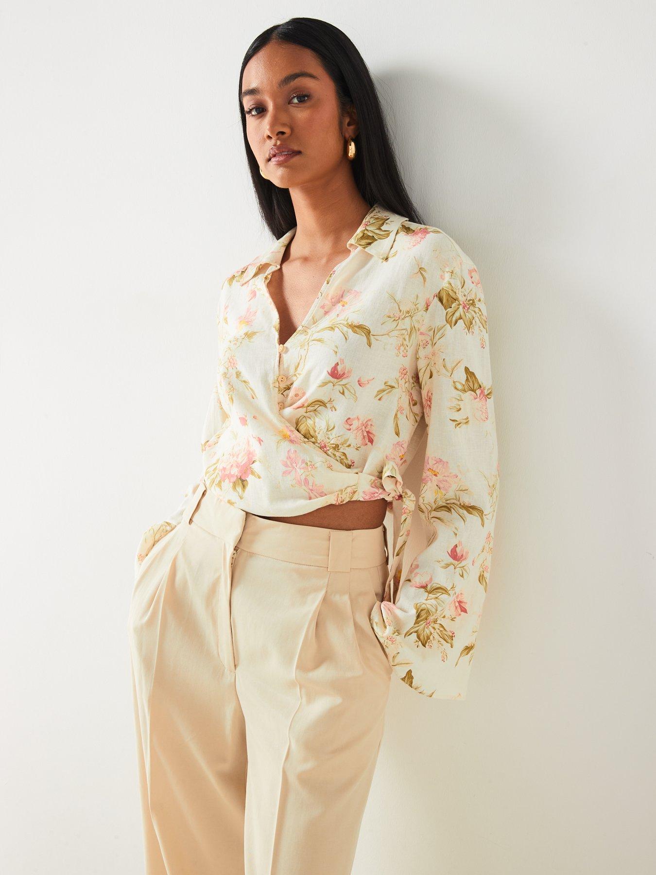 mango-linen-mix-floral-print-cropped-design-blouse