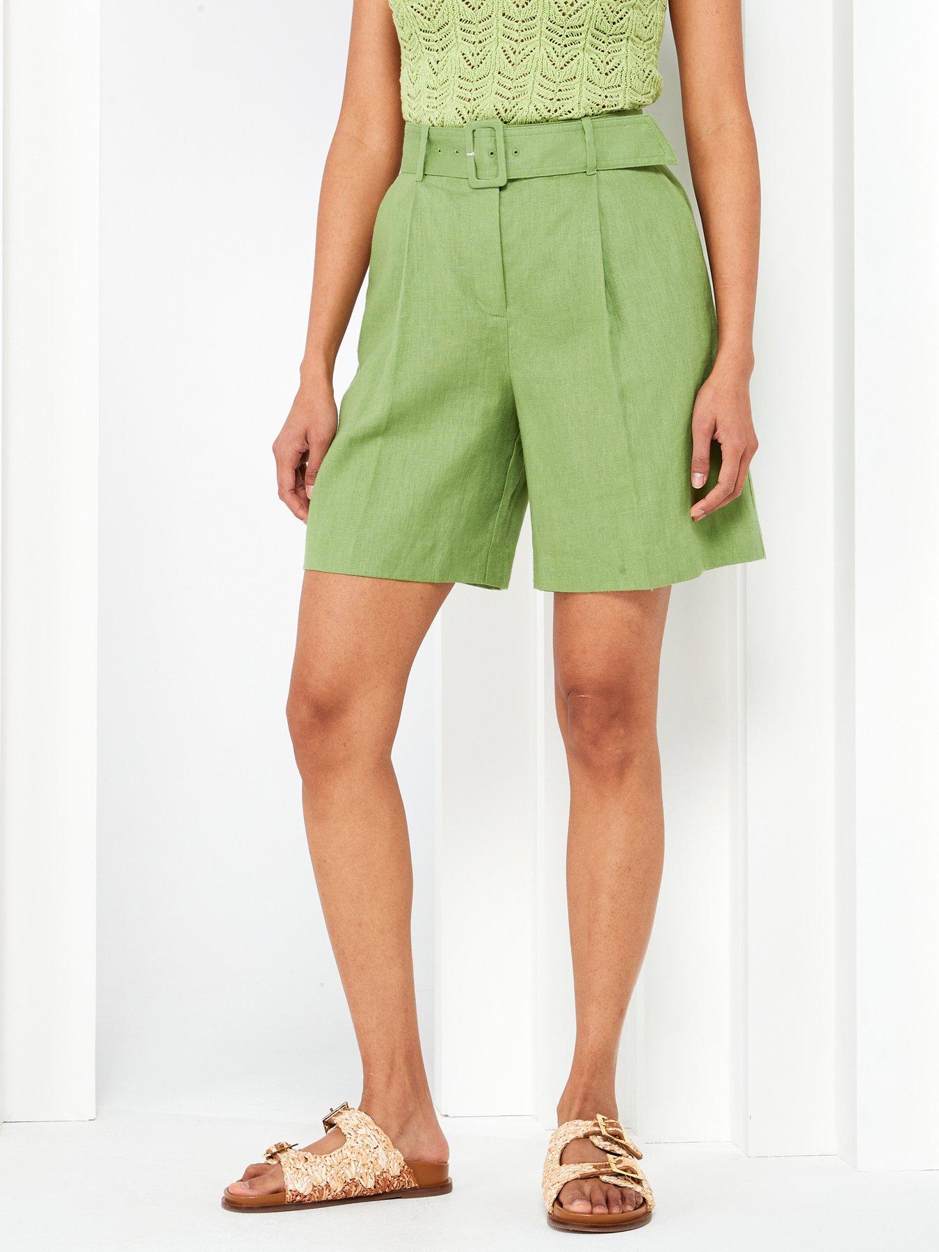 mango-belt-linen-blend-bermuda-shortsstillFront