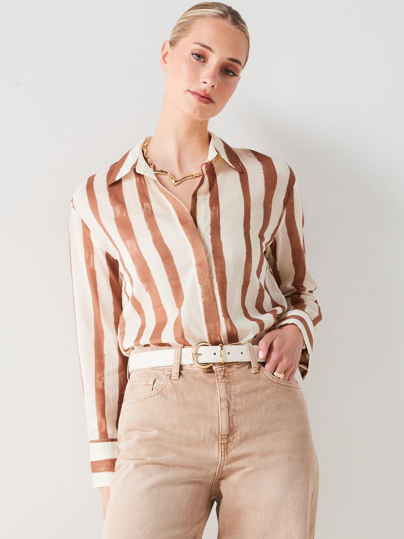 mango-neutral-stripe-shirtoutfit