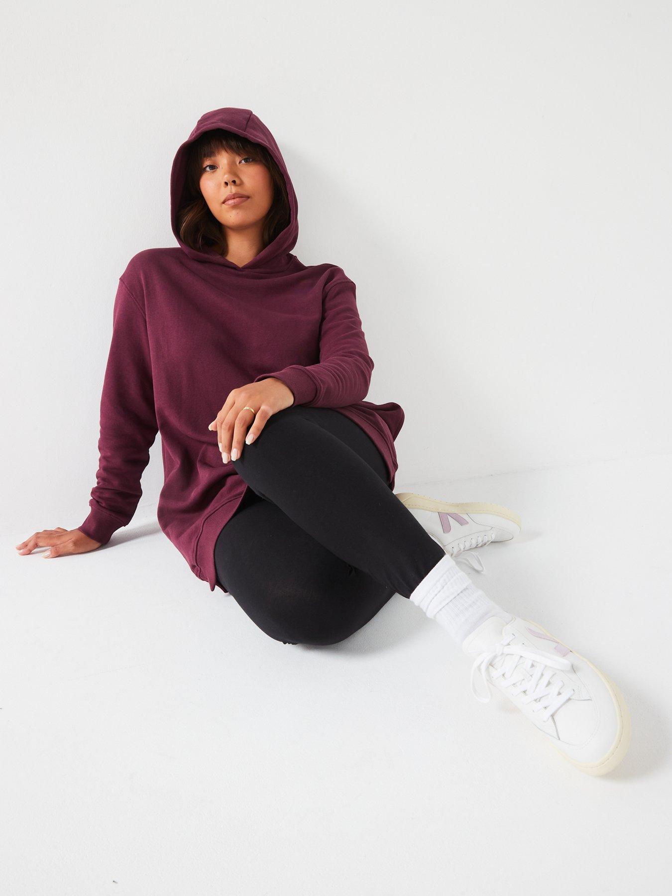 v-by-very-curve-longline-side-split-hoodie-purpledetail