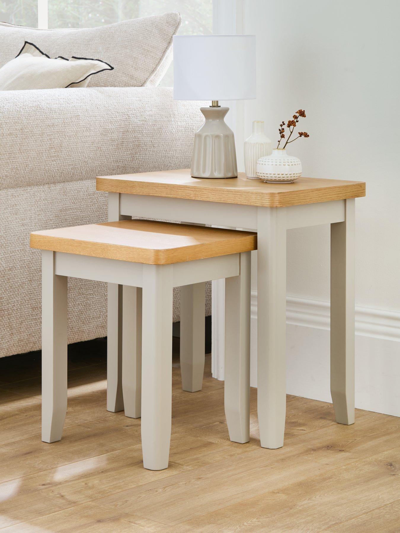 The Very Collection Malone Nest of Tables - contains Solid Wood