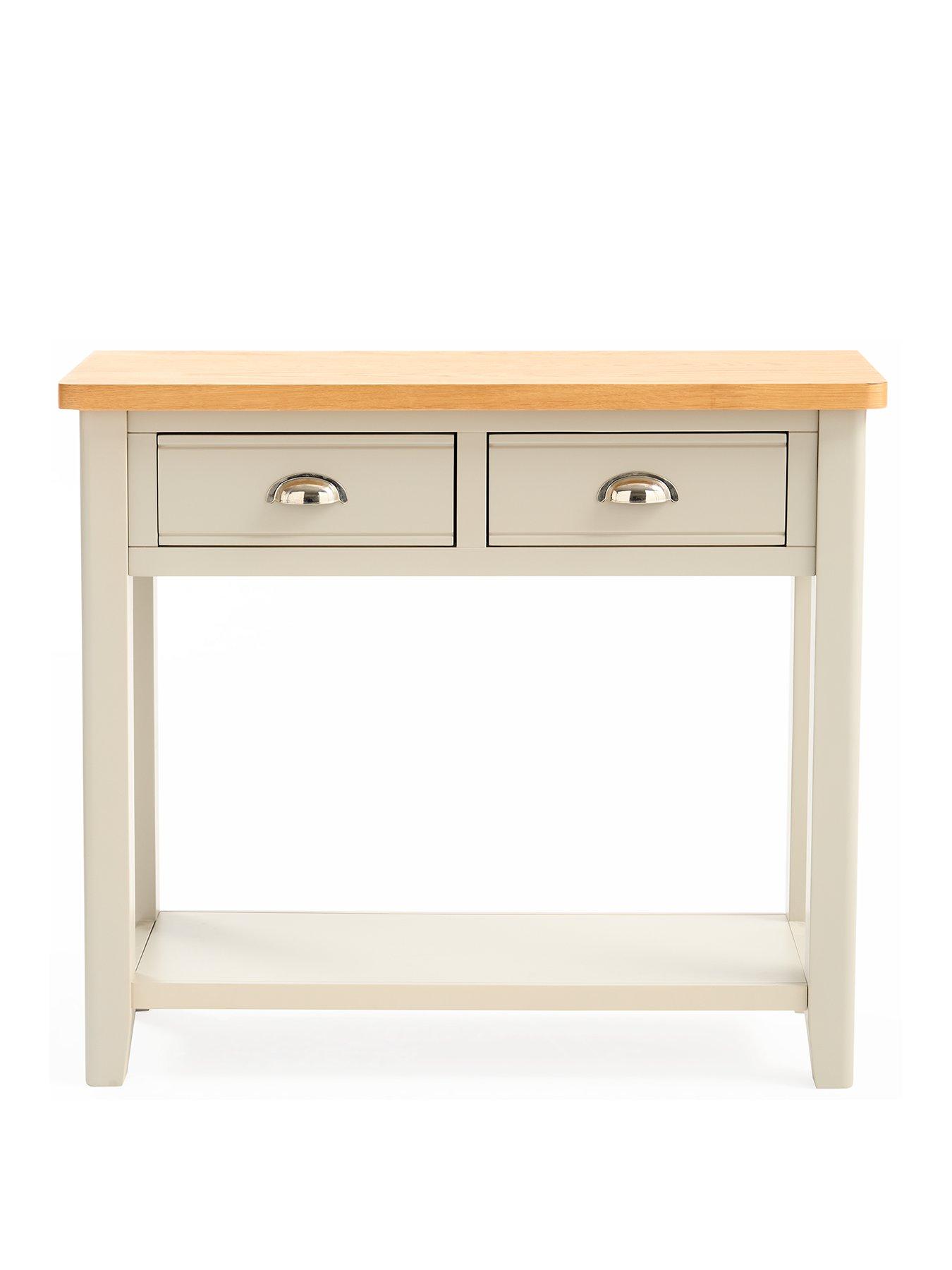 Image 2 of 7 of Very Home Malone Part Assembled&nbsp;Console Table&nbsp;- contains Solid Wood