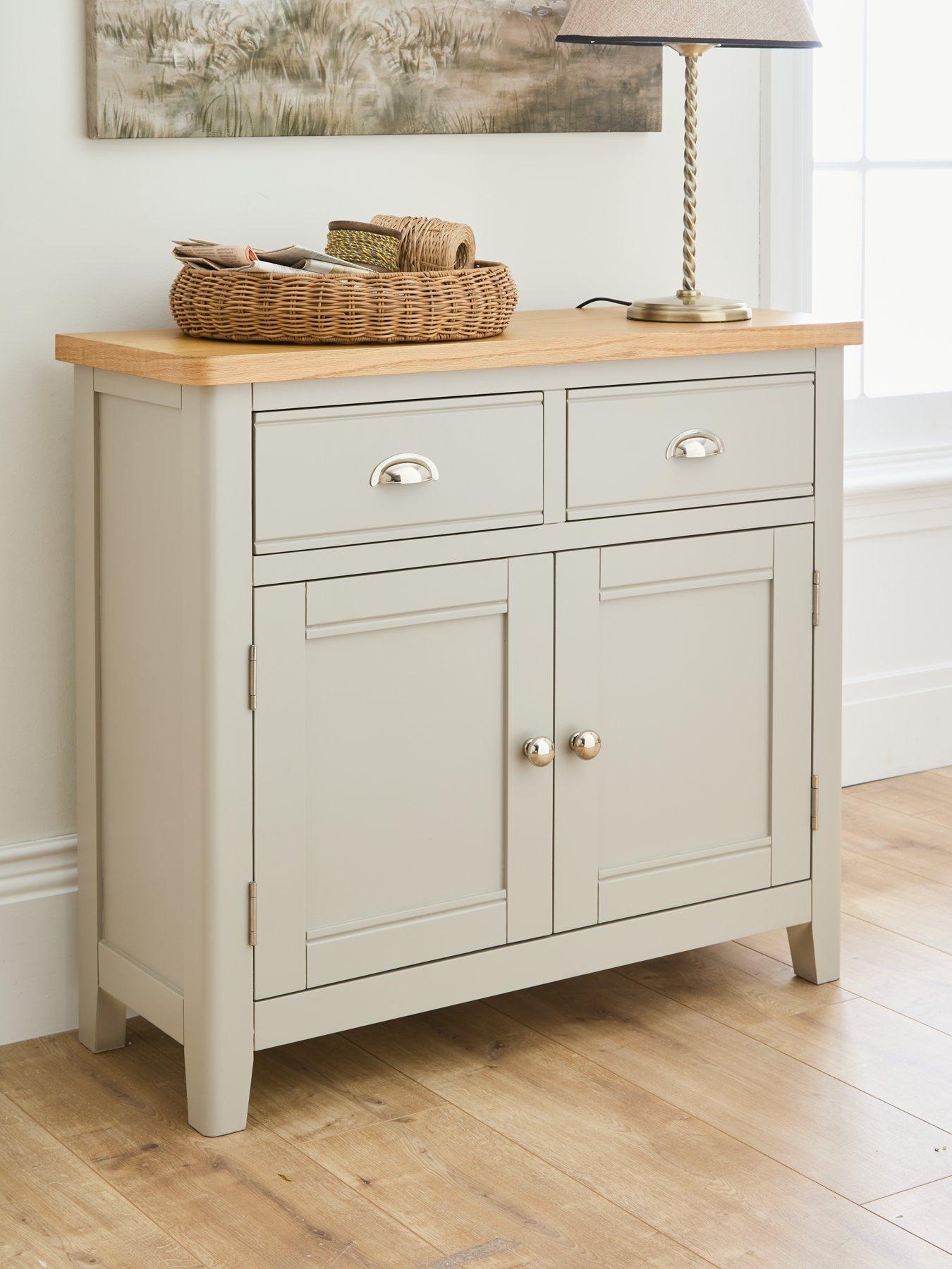 Image of Very Home Malone Ready Assembled 2 Door, 2 Drawer Medium Sideboard - contains Solid Wood