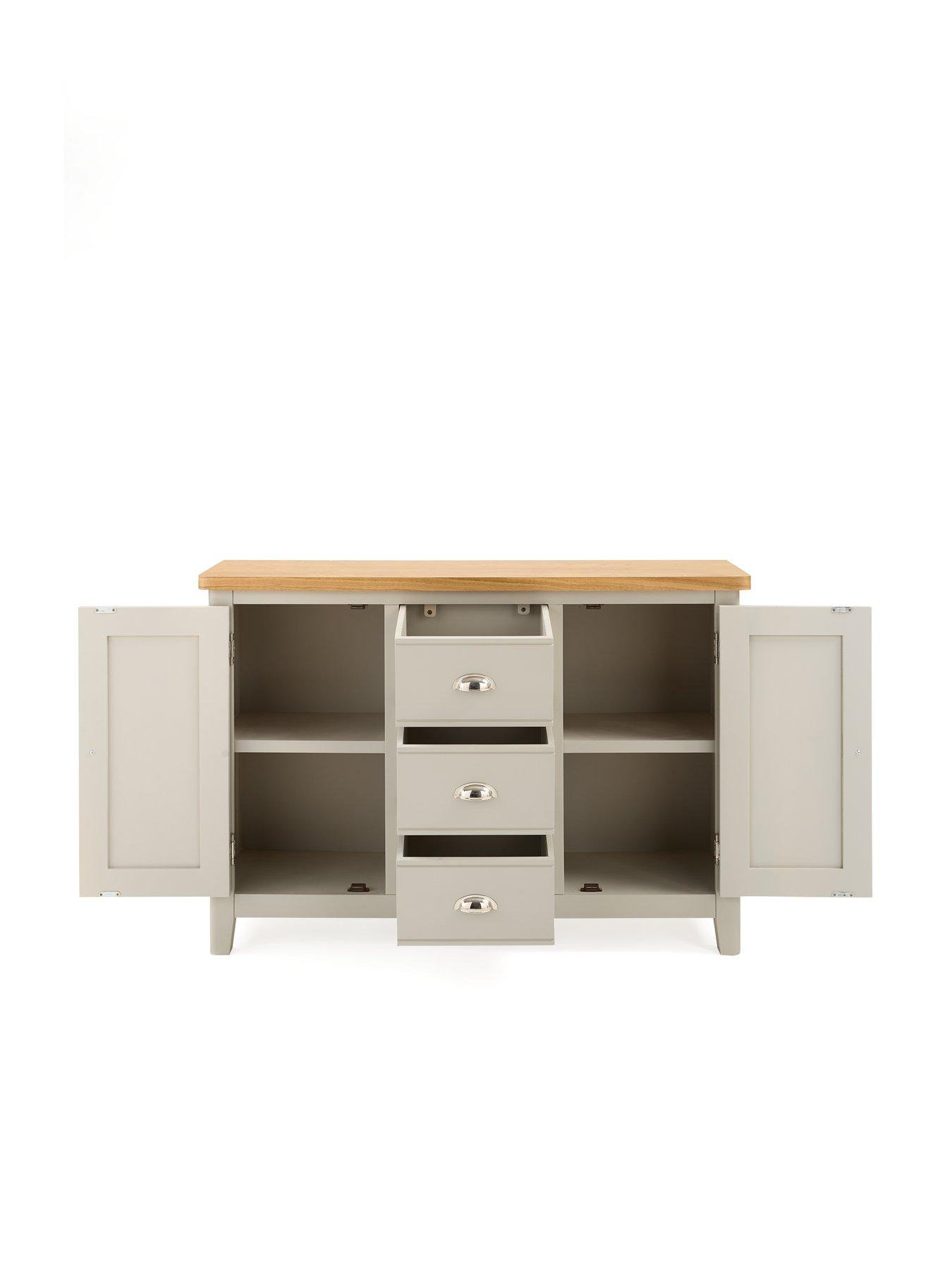 Image 4 of 7 of Very Home Malone Ready Assembled 2 Door, 2 Drawer Large Sideboard - contains Solid Wood