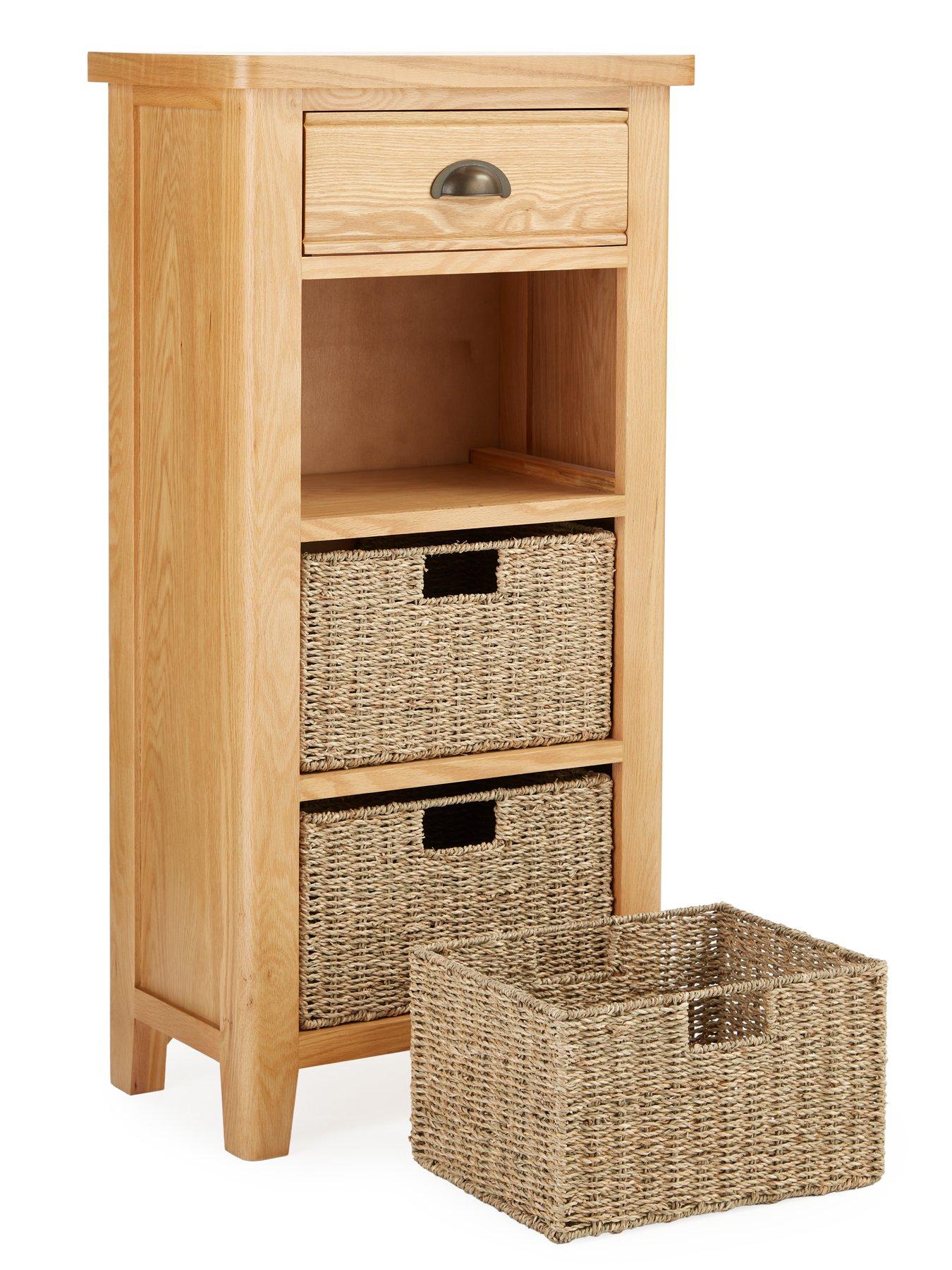 very-home-ashwin-ready-assembled-1-drawer-3-basket-sideboardnbsp--contains-solid-wooddetail