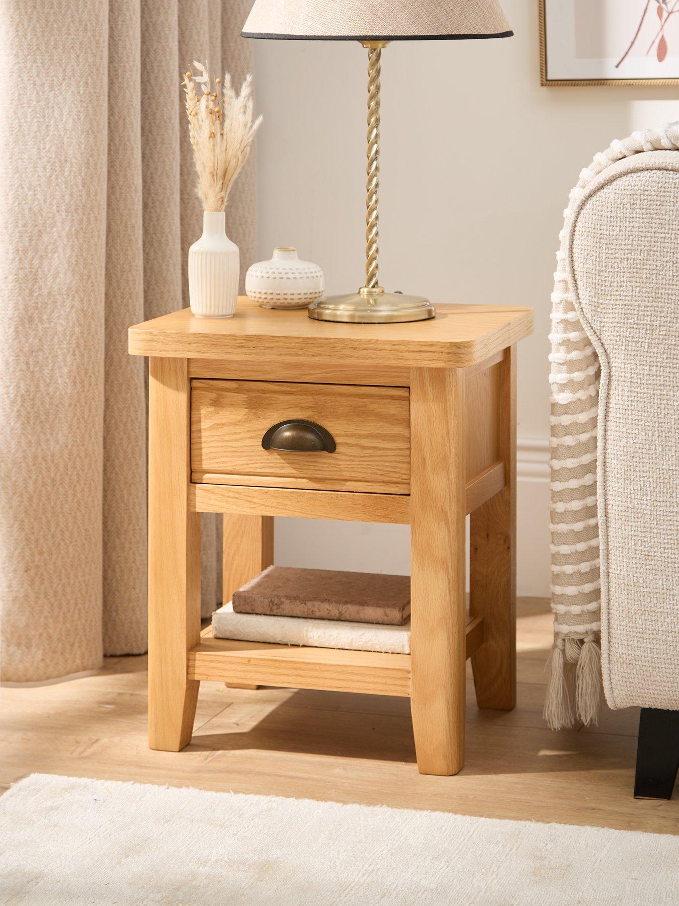 very-home-ashwin-ready-assembled-1-drawer-lamp-tablenbsp--contains-solid-wood