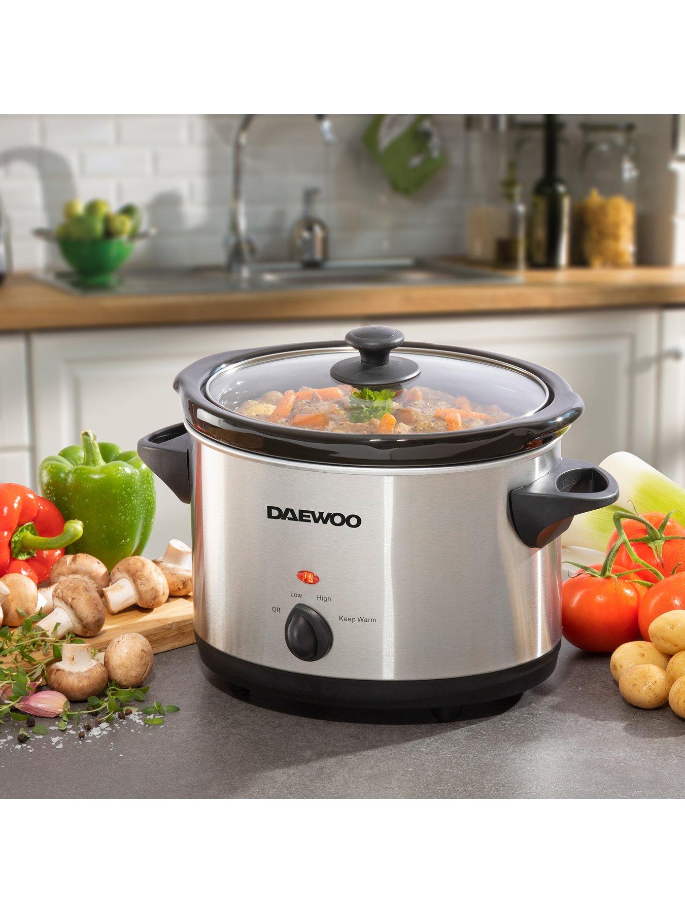 Image 2 of 6 of Daewoo 3.5 Litre Slow Cooker Stainless Steel