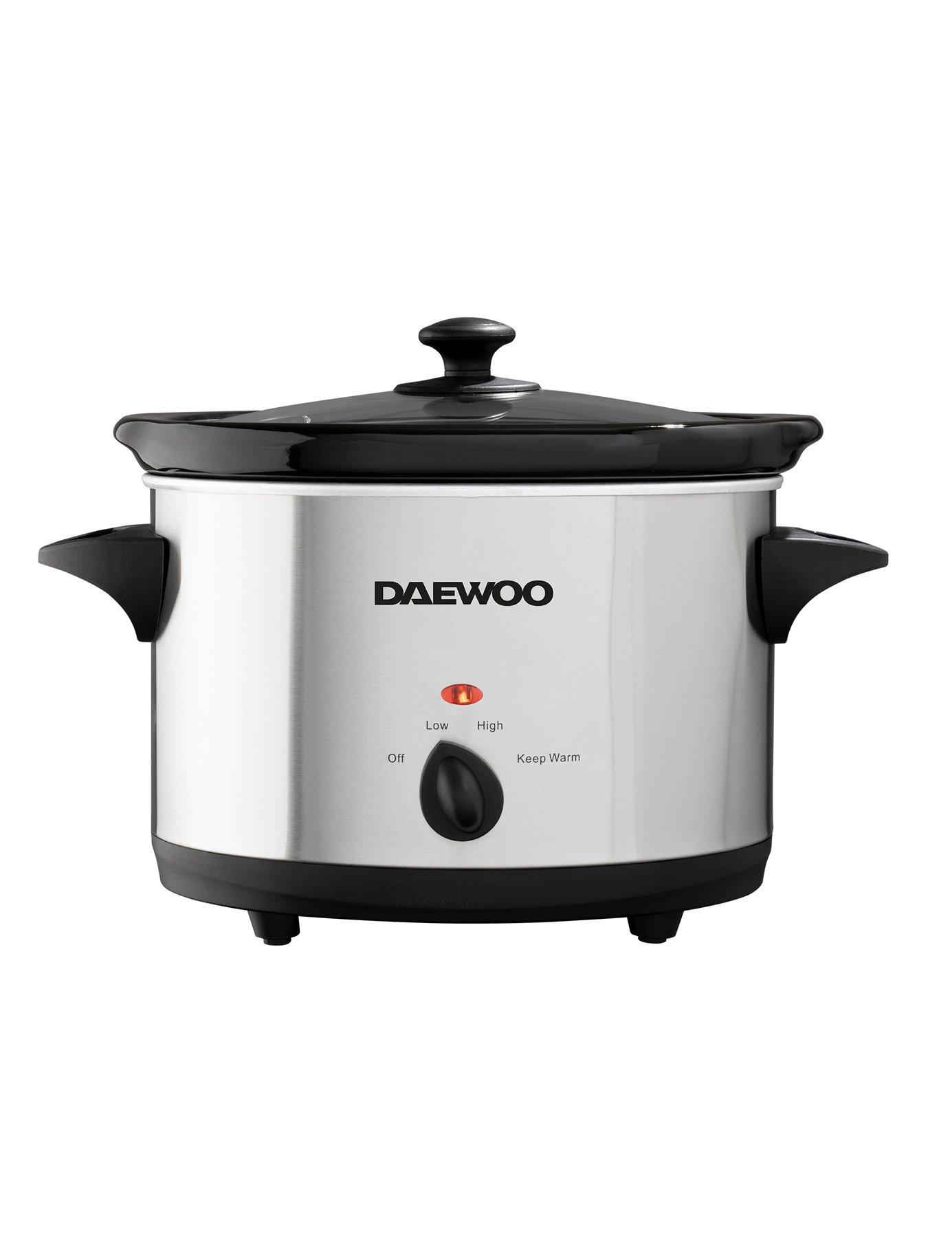 Image 3 of 6 of Daewoo 3.5 Litre Slow Cooker Stainless Steel