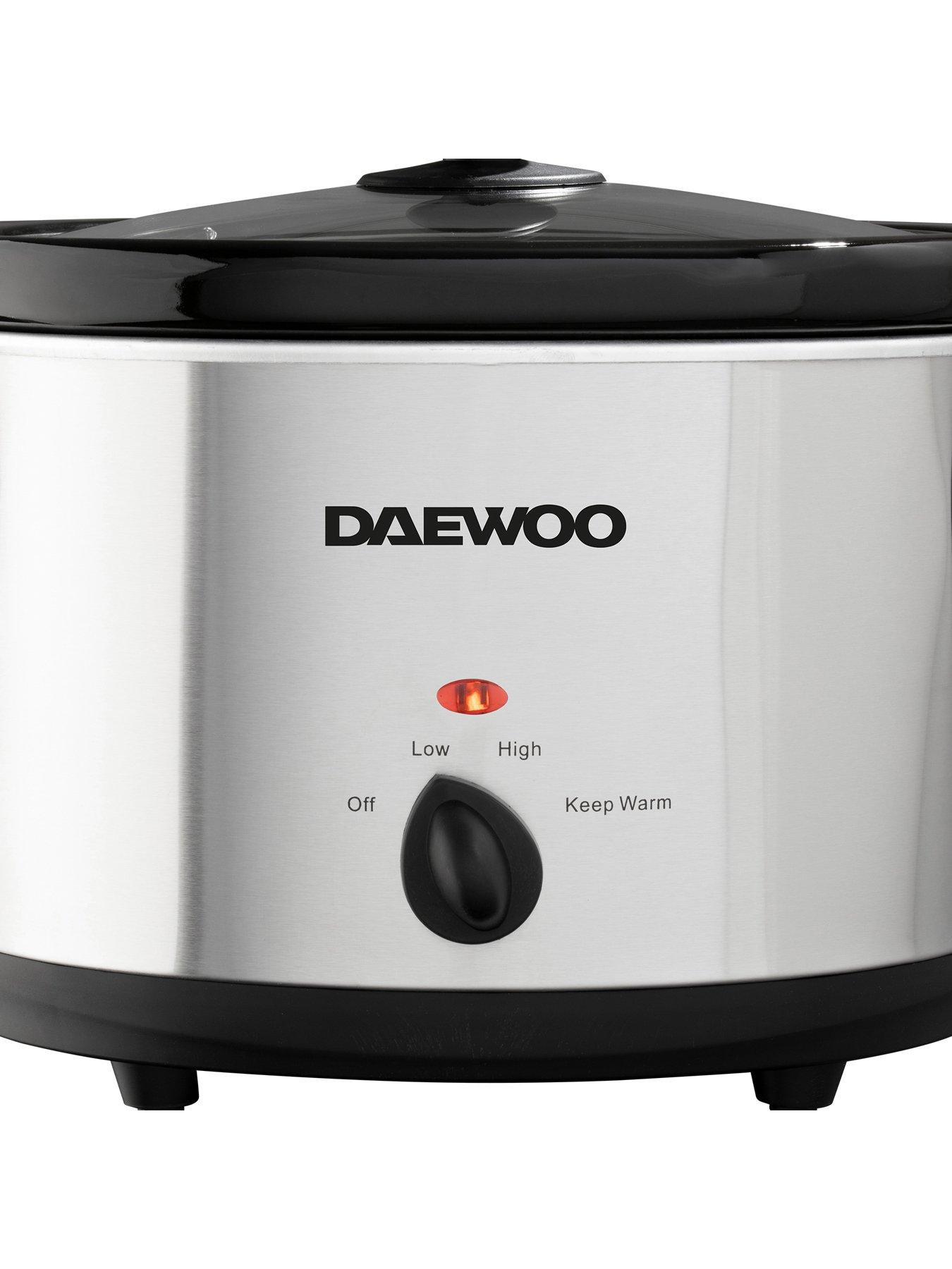 Image 4 of 6 of Daewoo 3.5 Litre Slow Cooker Stainless Steel