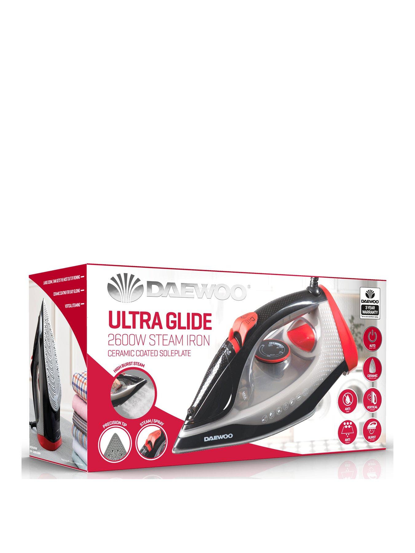 daewoo-2600w-ultra-glide-steam-iron