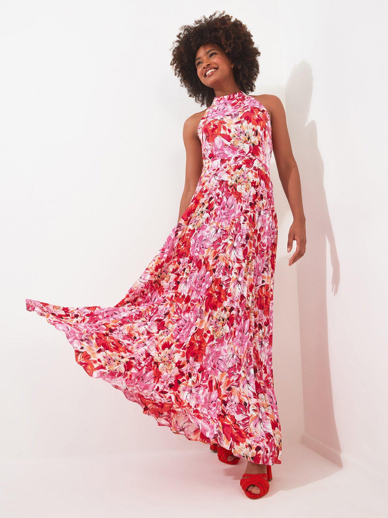 joe-browns-floral-print-halterneck-maxi-dressback