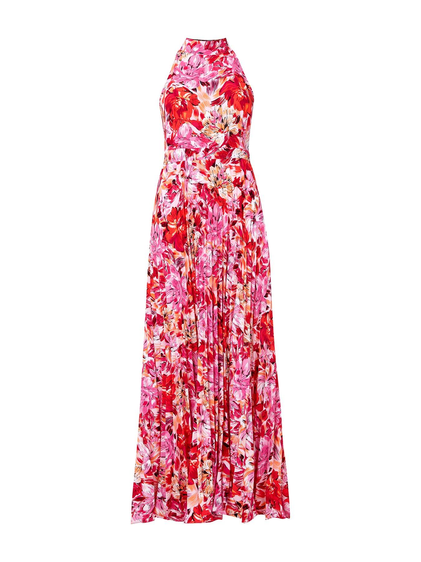 joe-browns-floral-print-halterneck-maxi-dressdetail